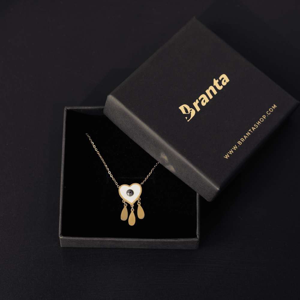 Branta Evil Eye Heart Necklace - view 3