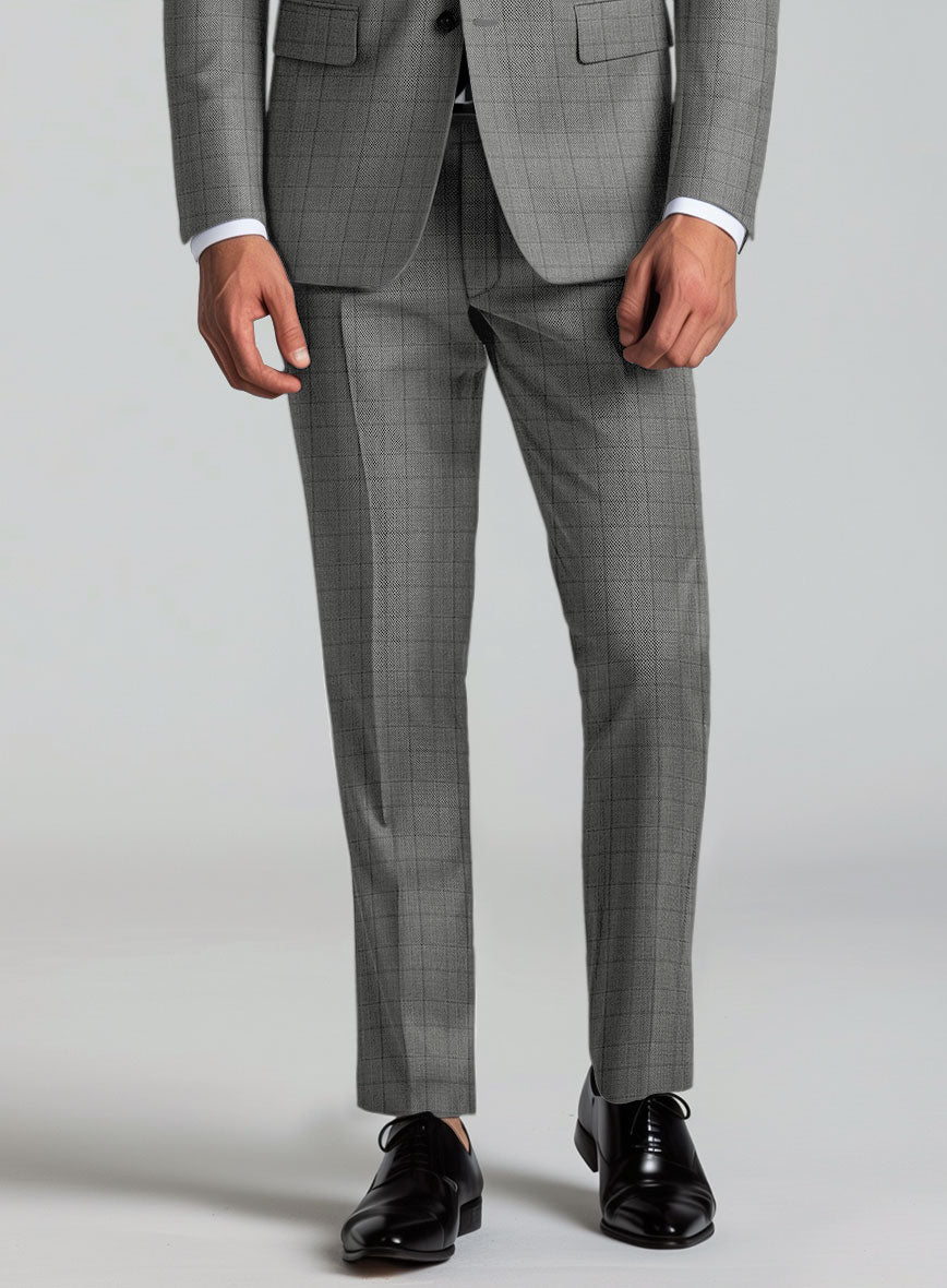 StudioSuits Reda Erlon Gray Checks Wool Suit - view 6