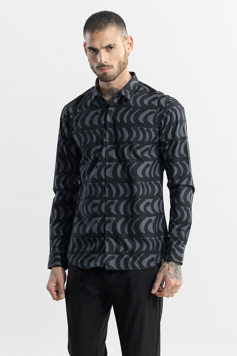 SNITCH Bracket Burst Black Shirt - view 6