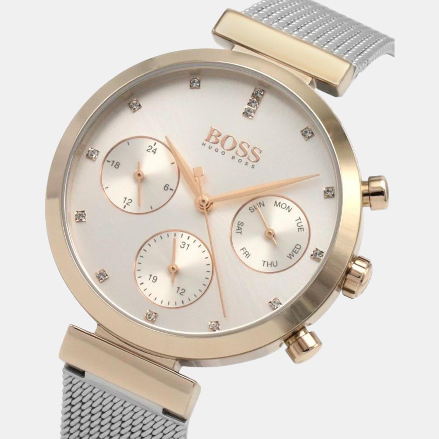 Boss Flawless Women Quartz Silver Dial Analog Stainless Steel Watch 1502551 - view 5