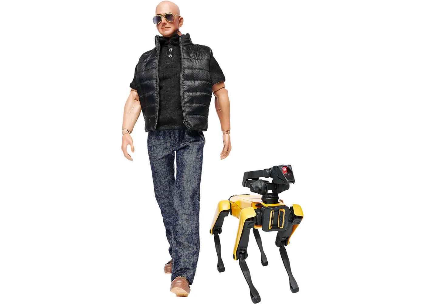 100 Billion Dollar Man Jeff Bezos Action Figure