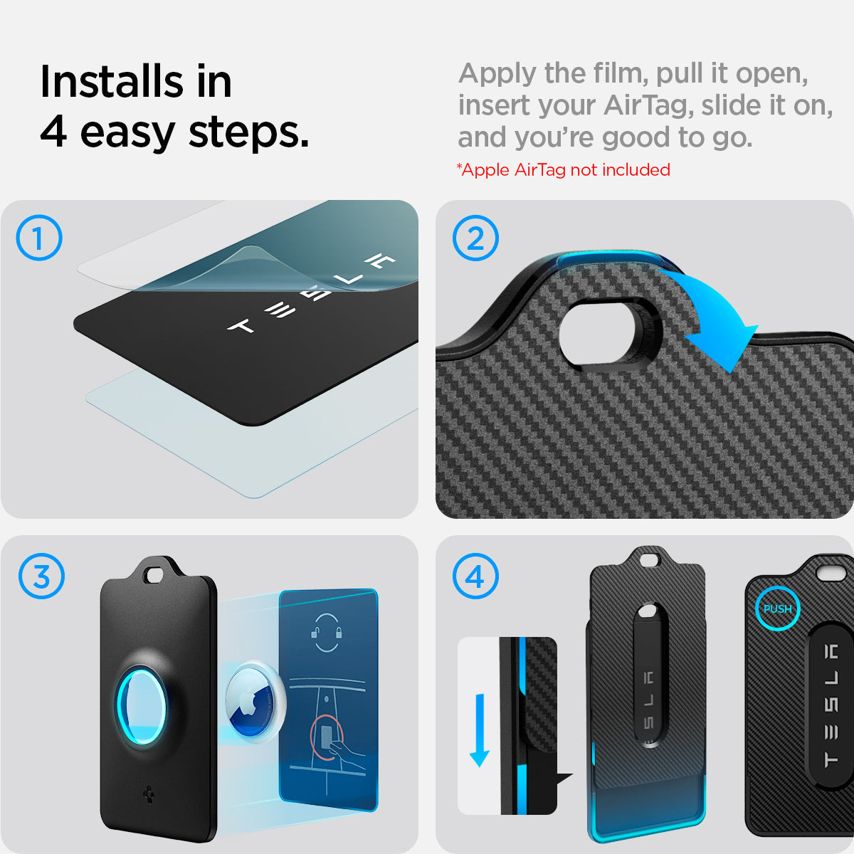 Accessories Tesla AirFit Key Card Holder 2-pack | TO242 - view 17