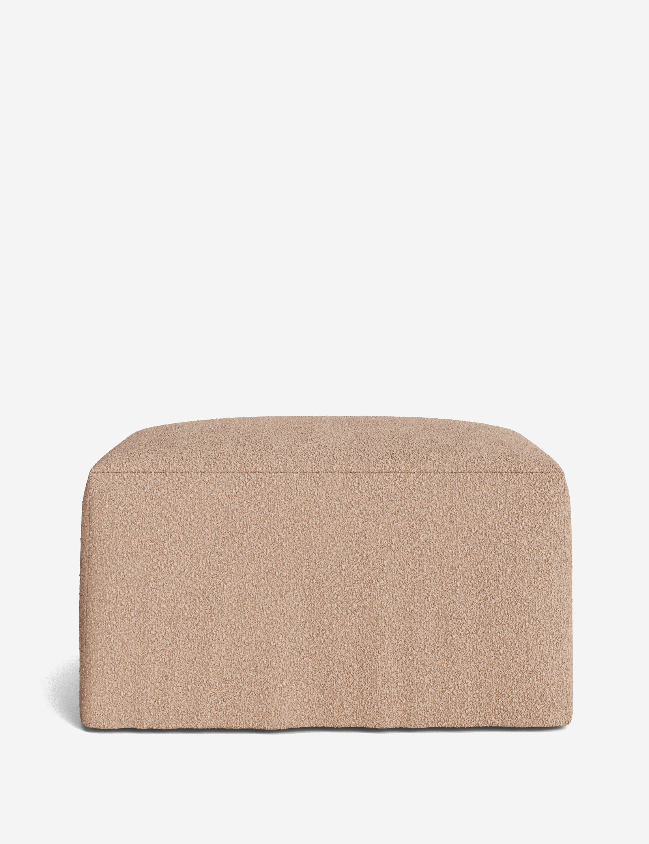 Lulu and Georgia Portola Slipcover Ottoman - view 160