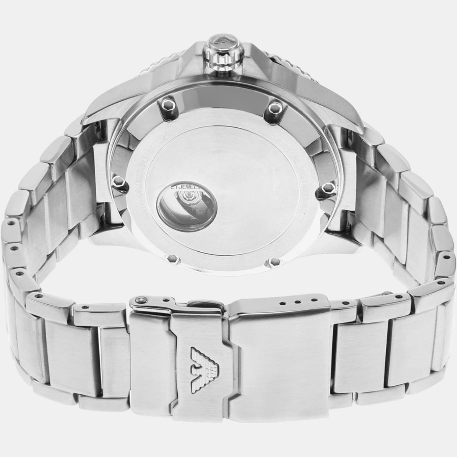 Emporio Armani Helios (World Explorer) Men Automatic Blue Dial Analog Stainless Steel Watch AR60059 - view 2