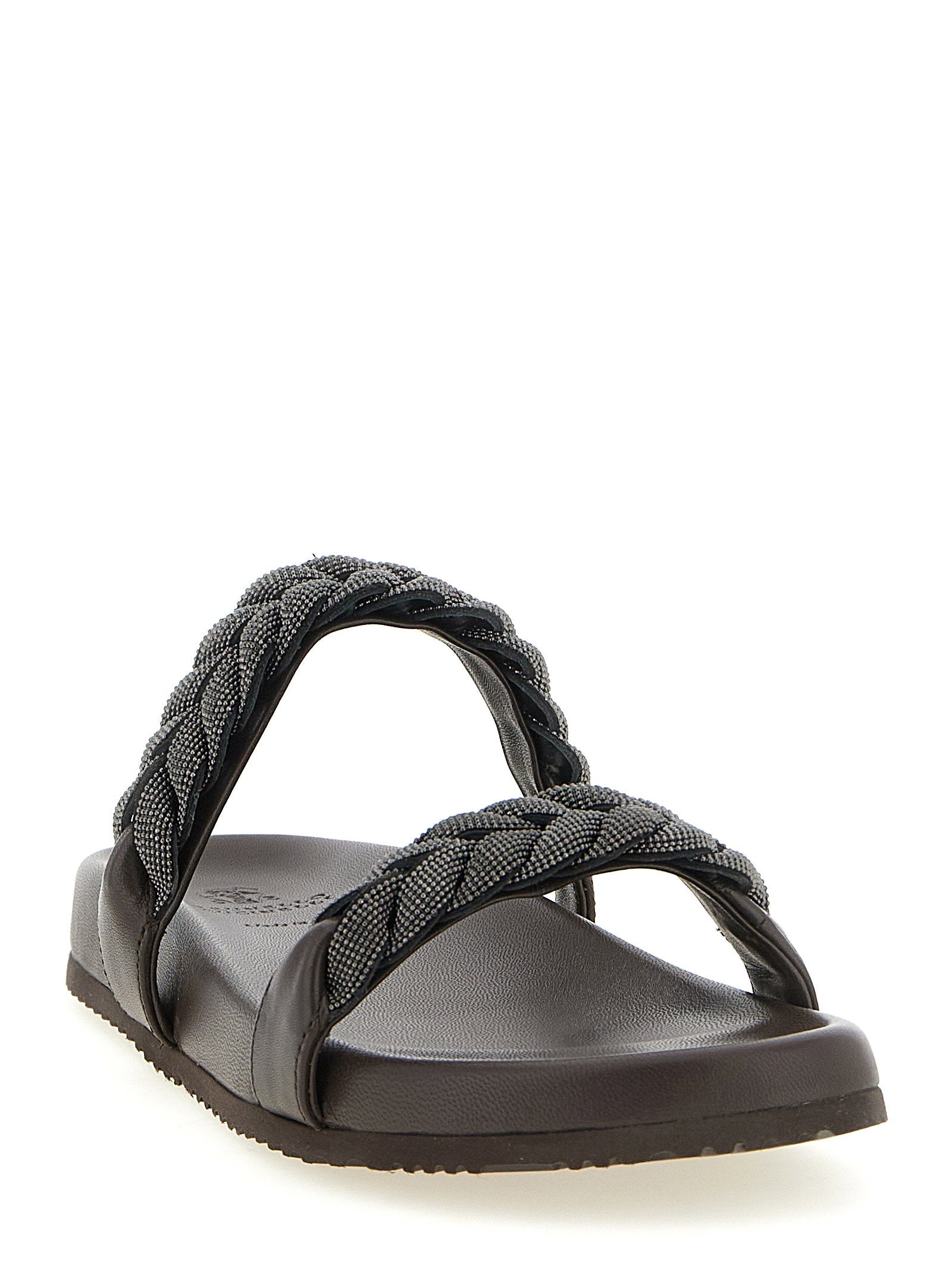 Brunello Cucinelli Precious Braided Straps Sandals - view 2