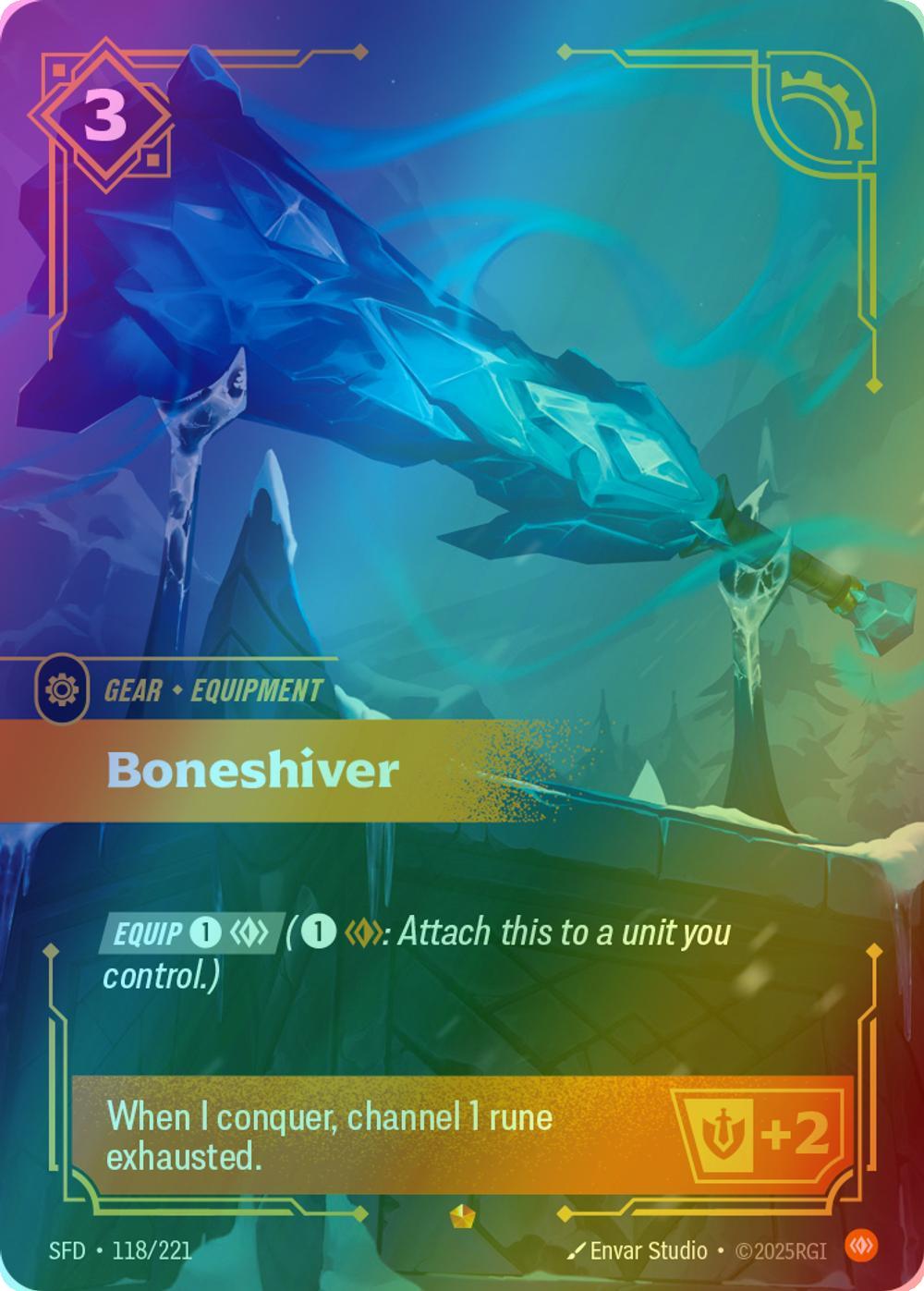 221 spiritforged foil – Riftbound Boneshiver - 118/221 [Spiritforged] [Foil]