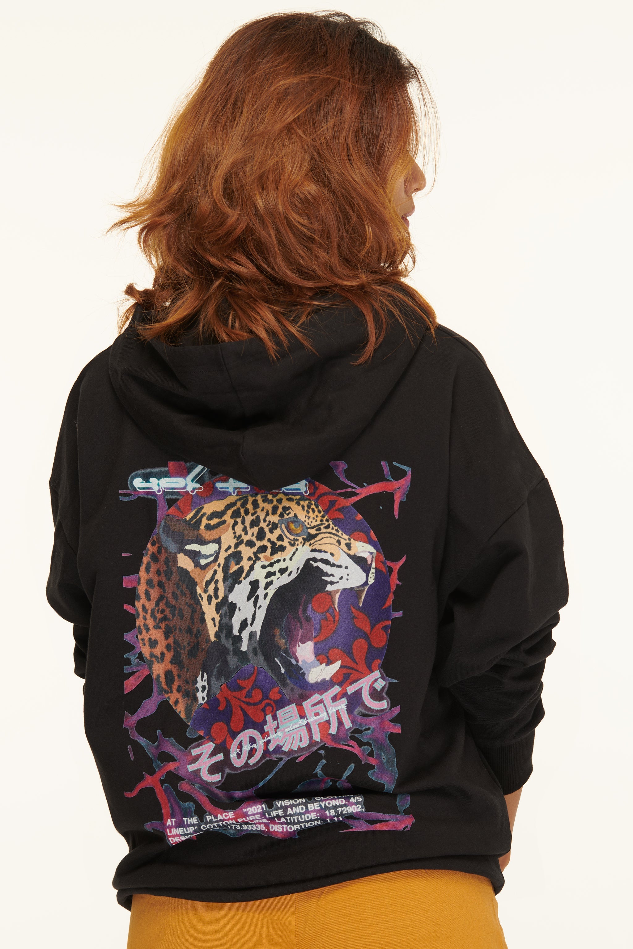Normcore Unisex Oversized Hoodie – Black - view 4