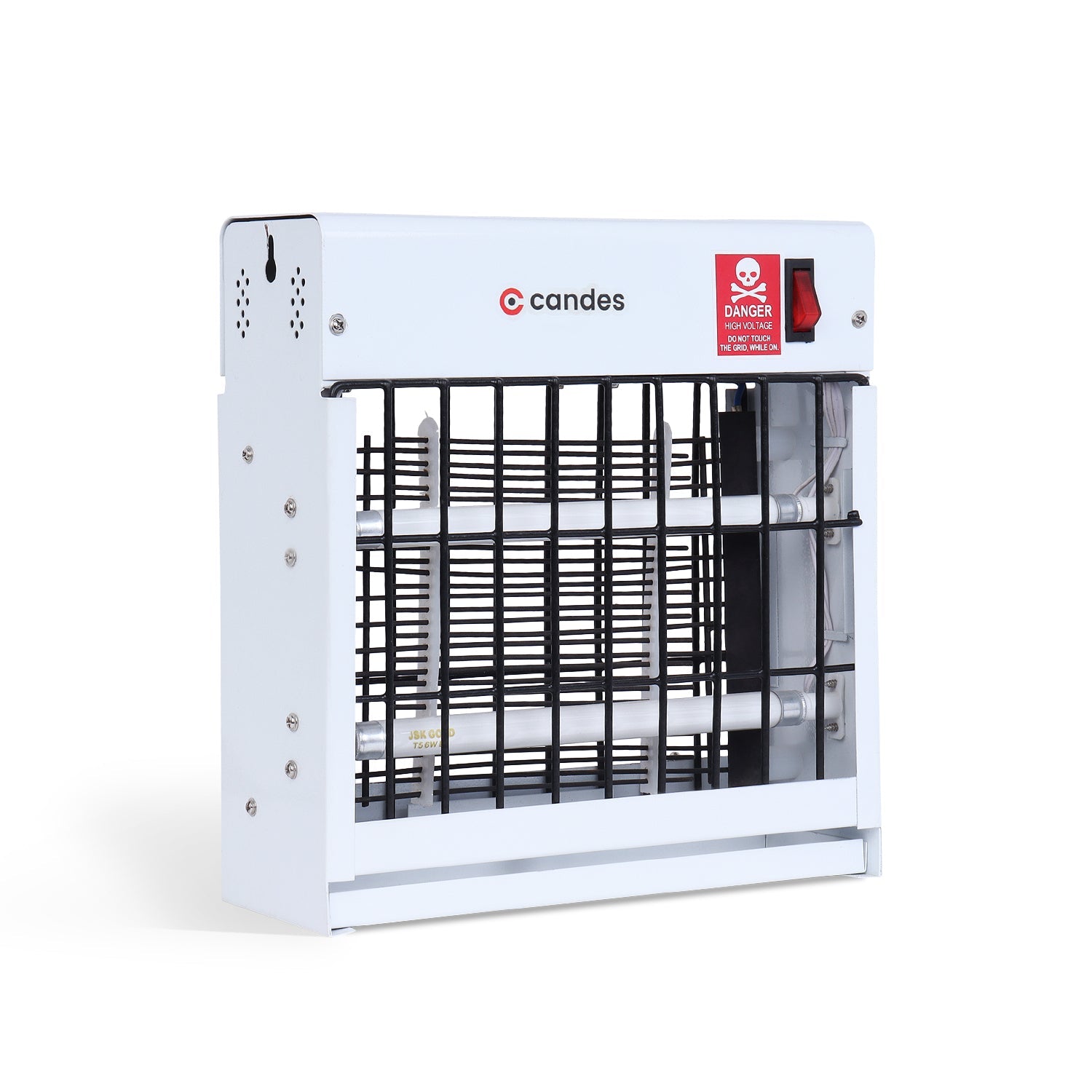 Candes Insect Killer Machine / Bug Zapper Fly Catcher for Home Restaurants, Hotels & Offices, UV Bulbs, Insect Control (White)
