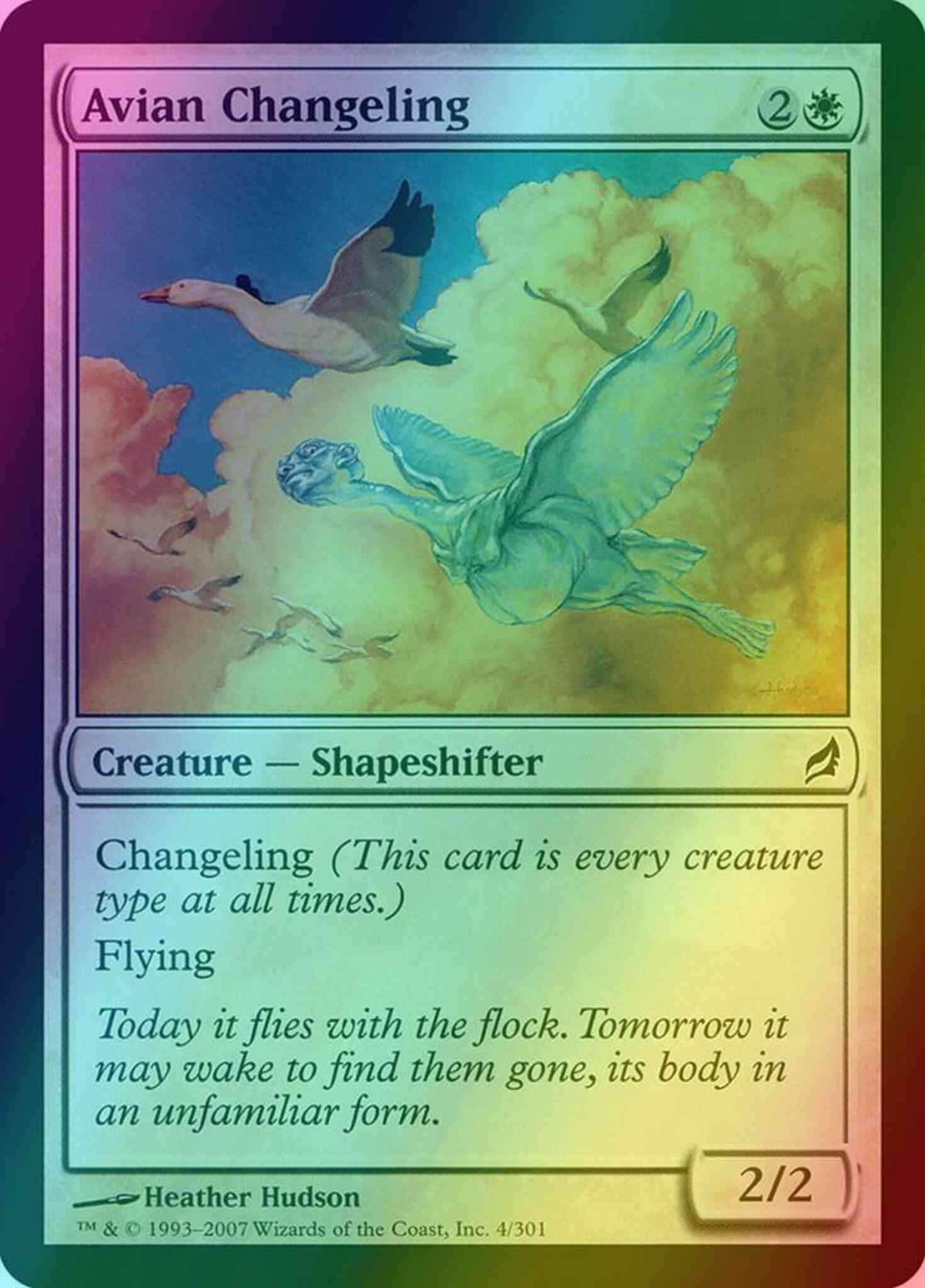 Avian changeling 4 – Magic Avian Changeling [4] [Lorwyn] [Foil]
