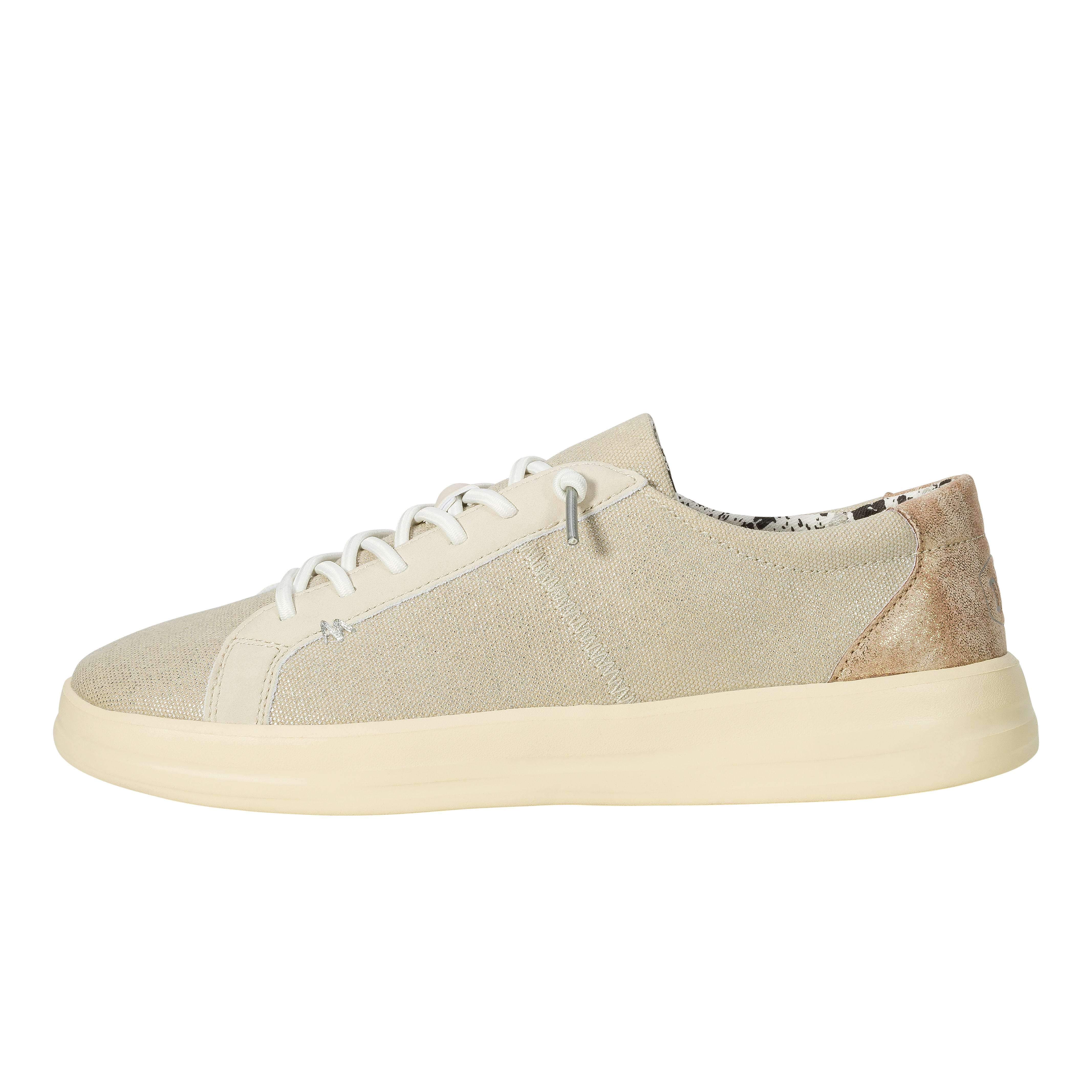 HEYDUDE shoes Karina Shimmer - Platinum – Women's