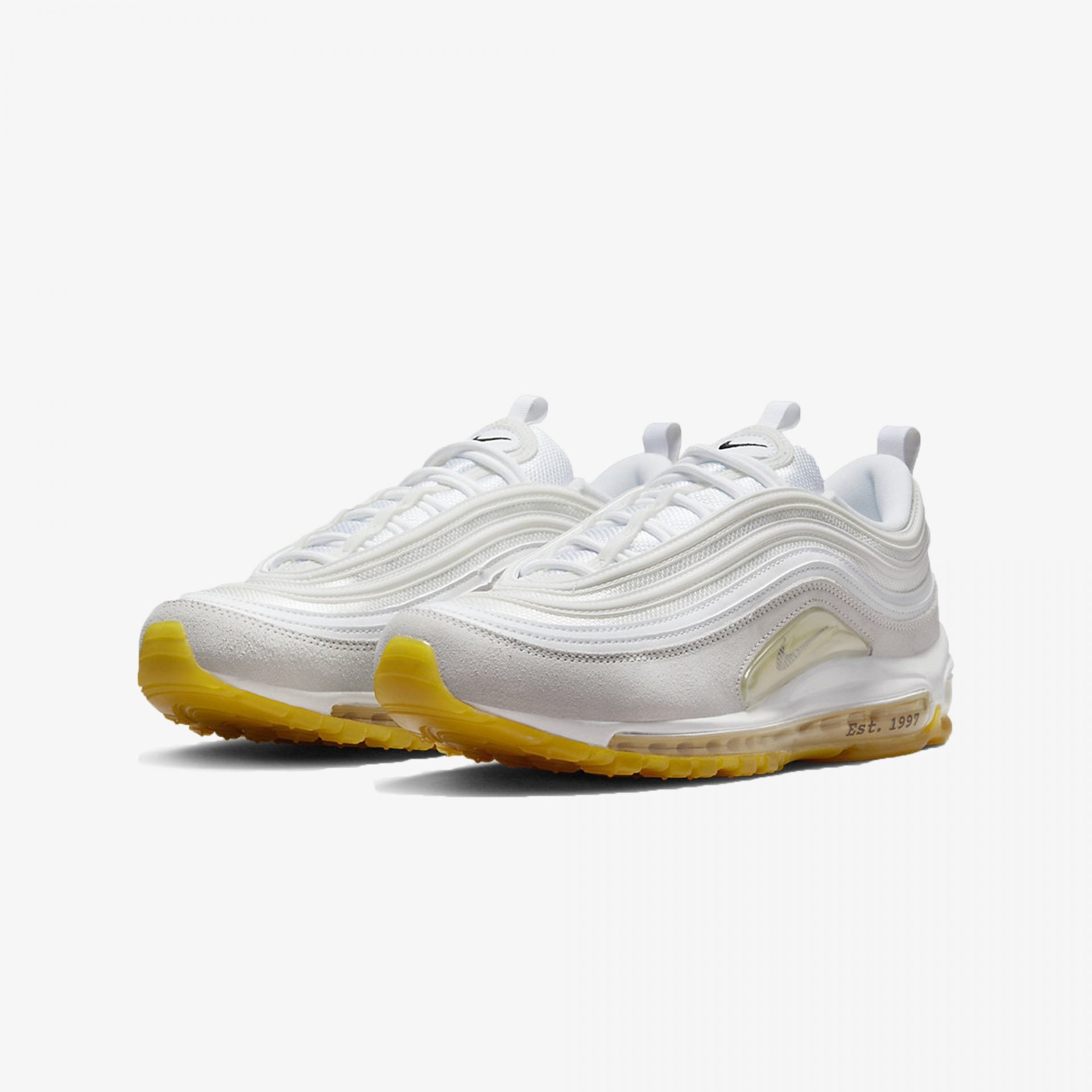 Nike | AIR MAX 97 { WHITE-LEMON WASH