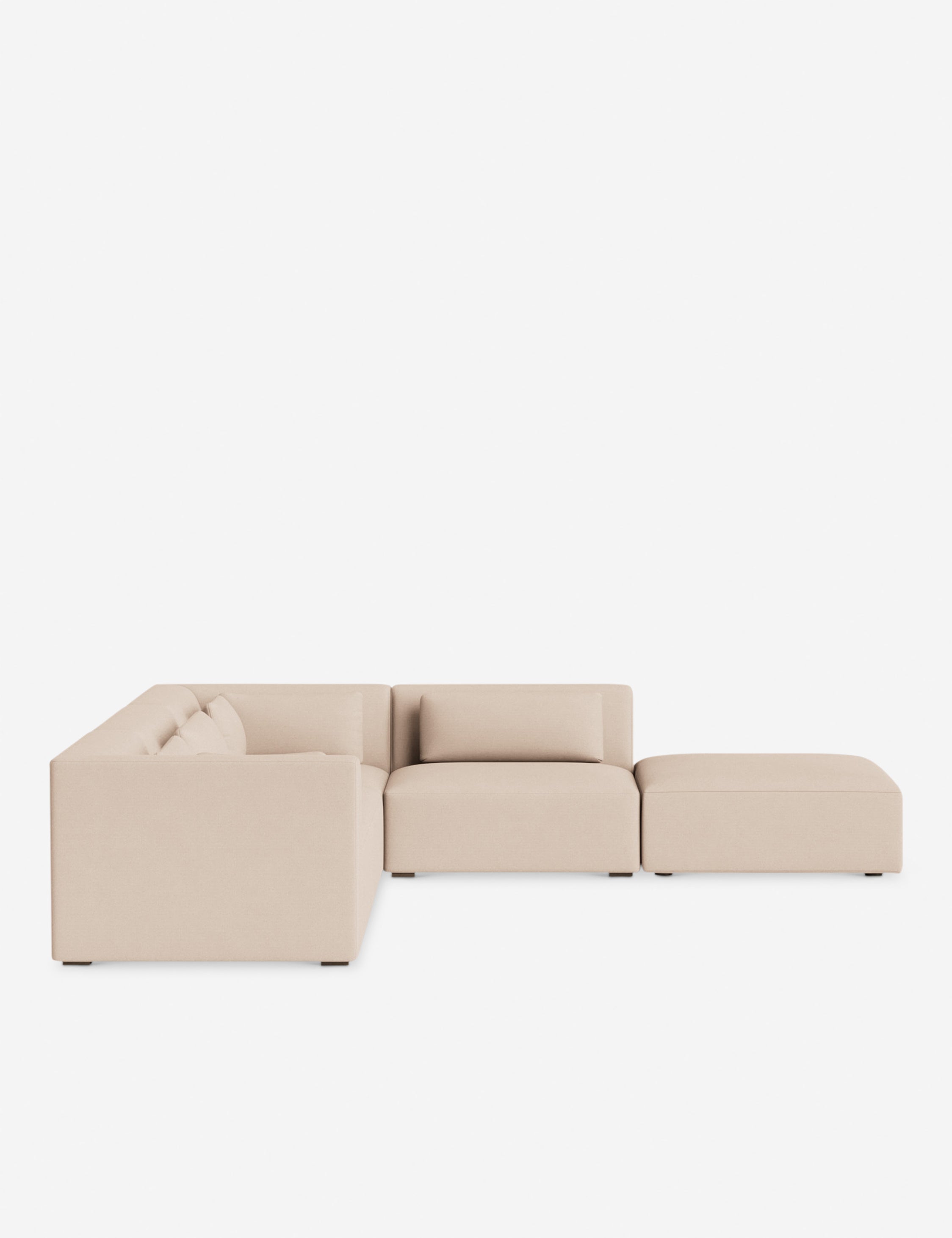 Lulu and Georgia Koh Modular Sectional Sofa With Ottoman - view 99