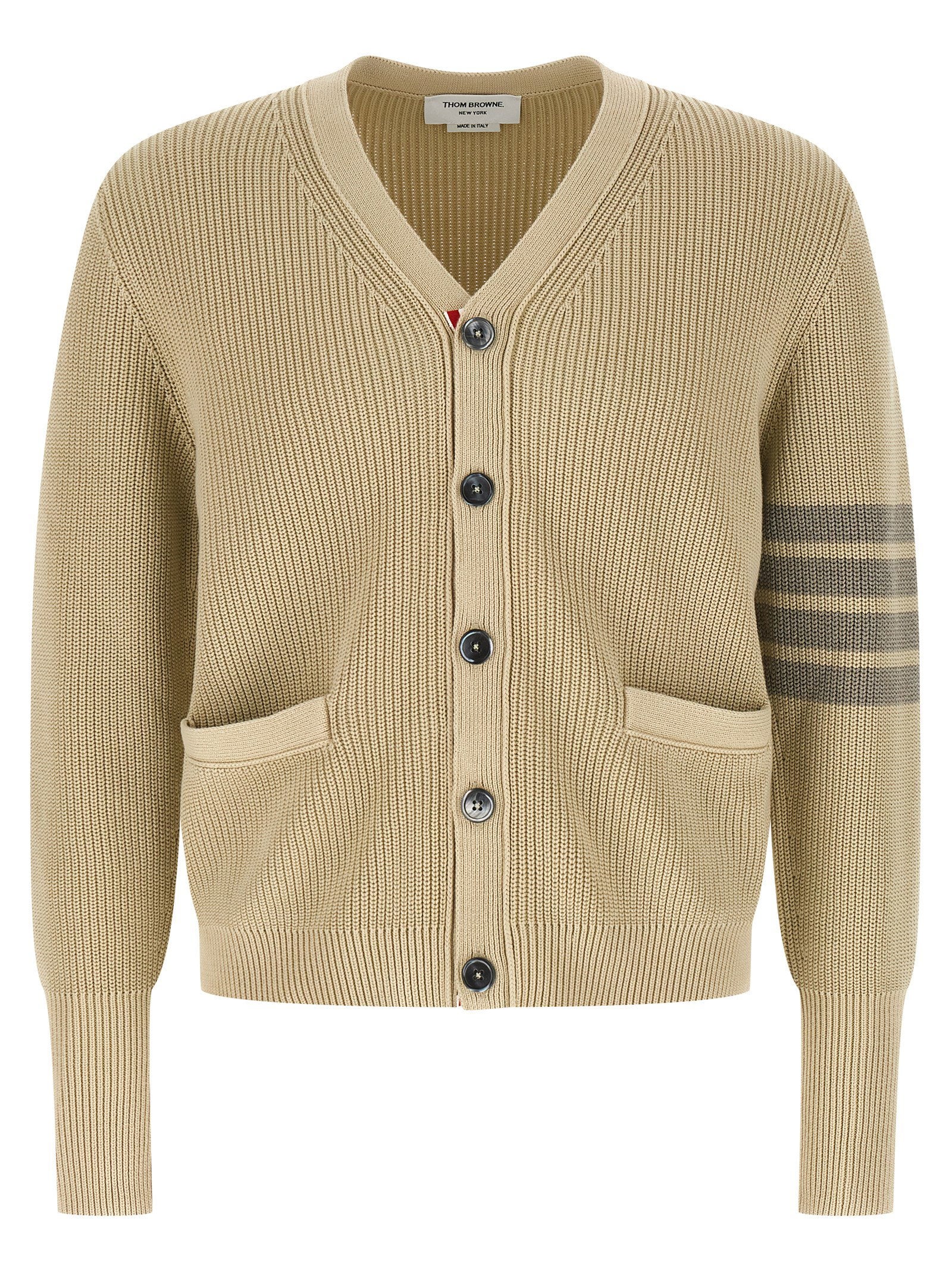 Thom Browne Garment Dye Cardigan – 100% cotton