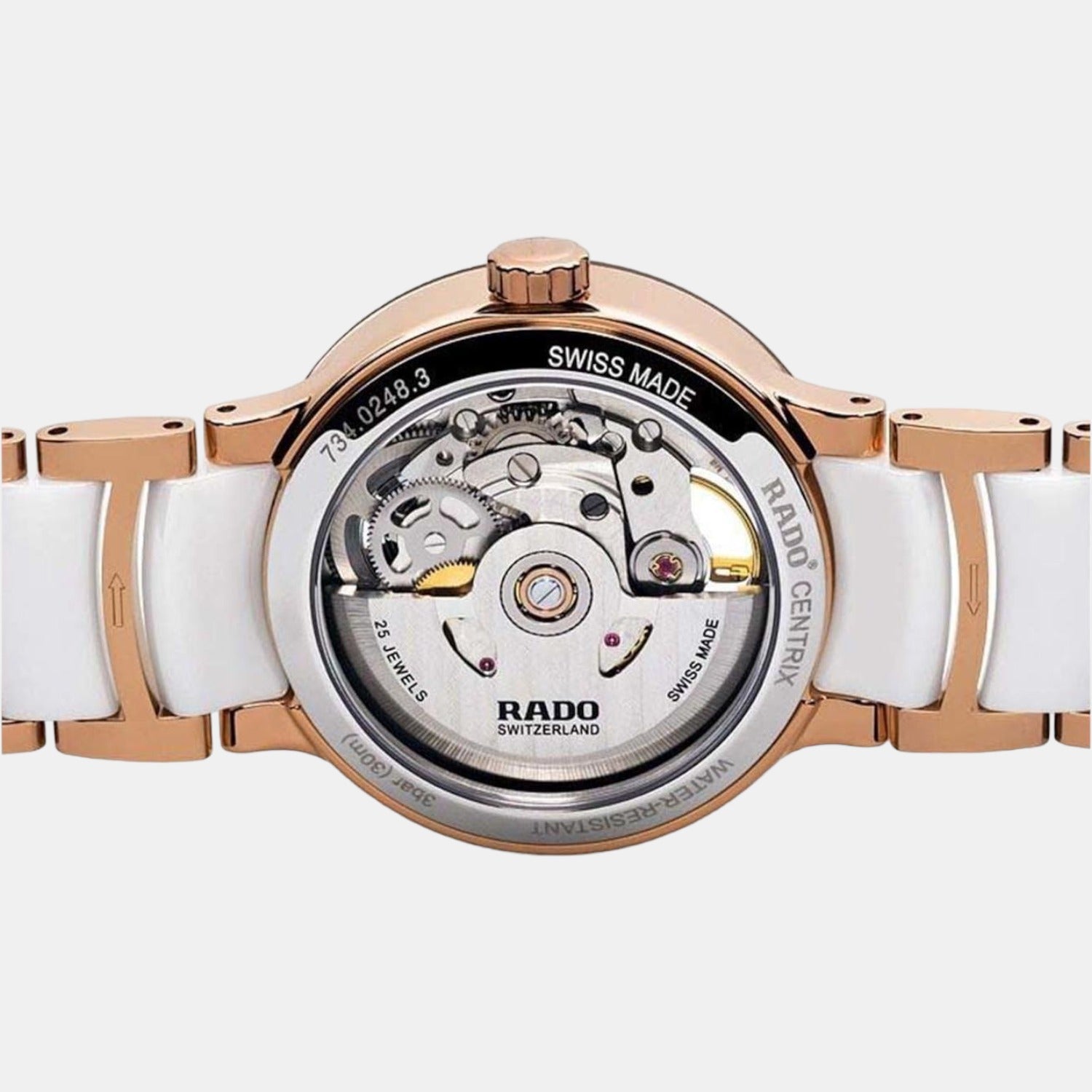 Rado Centrix Women Automatic White Dial Analog Stainless Steel Watch R30248902 - view 3