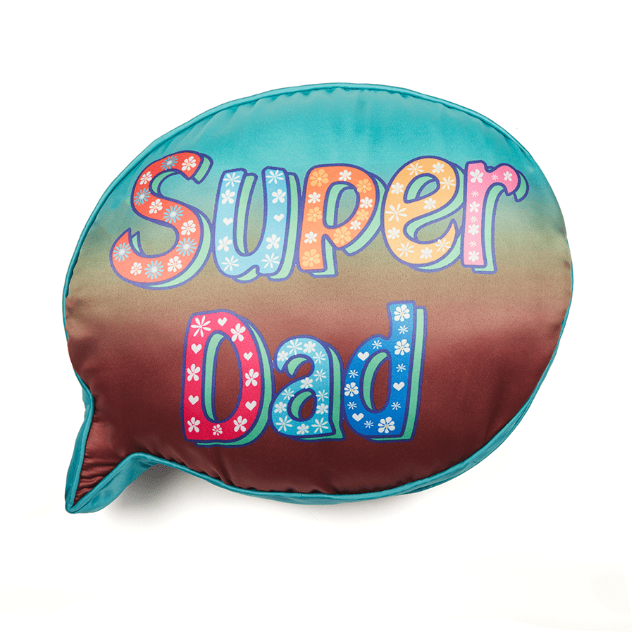 Swayam India Super Dad Shaped Digital Cushion Cover