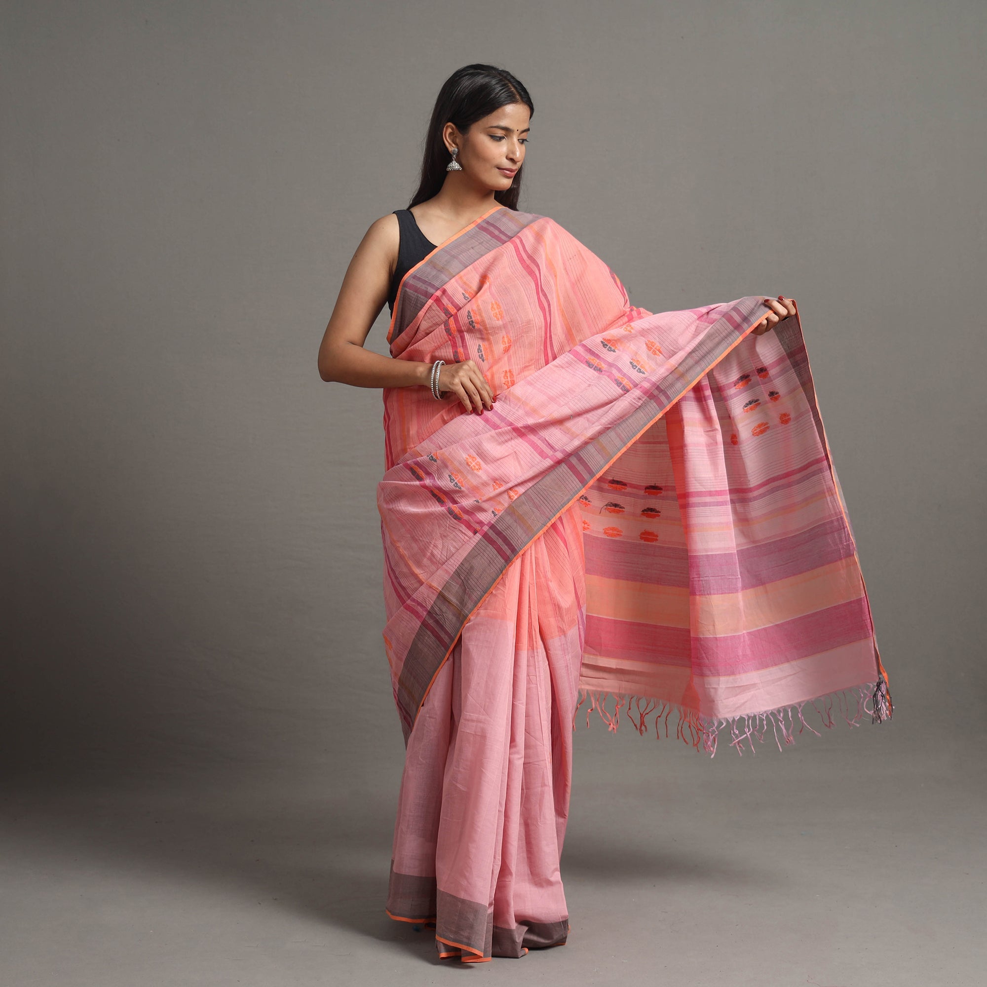 CHITRIKA Suman Thread Buta Cotton Handloom Saree 118 - view 2