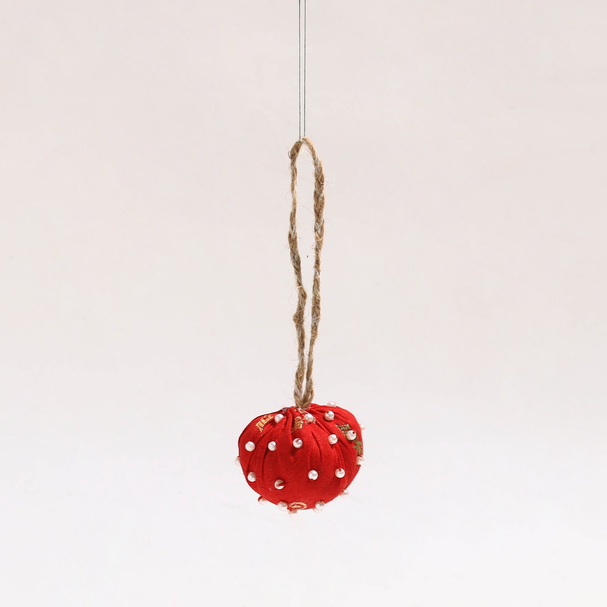 JAN SANDESH Ball - Upcycled Beadwork X-Mas Decor Hanging 13 - view 2