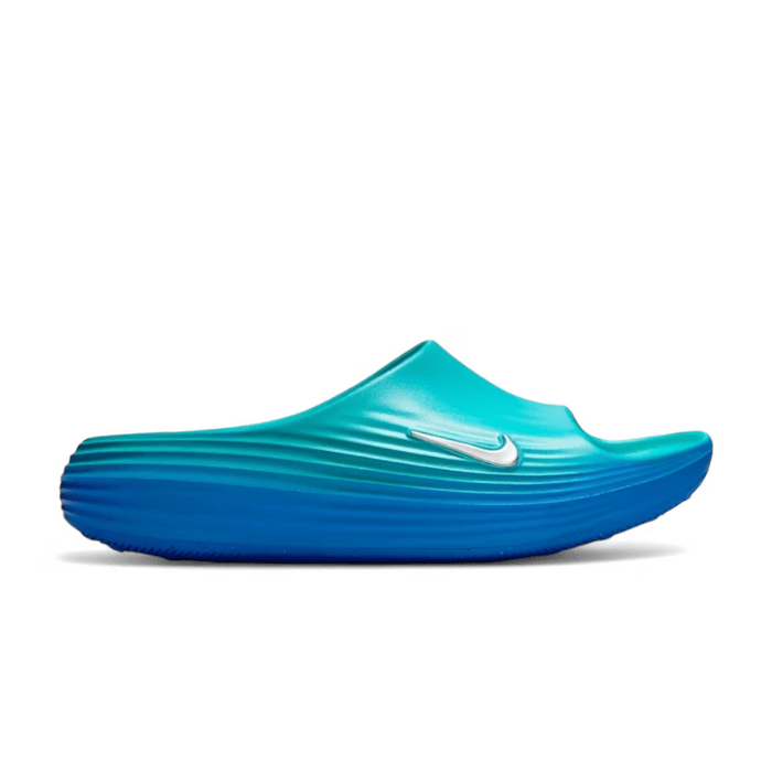 HYPE ELIXIR Nike ReactX Rejuven8 Slide Dusty Cactus Game Royal