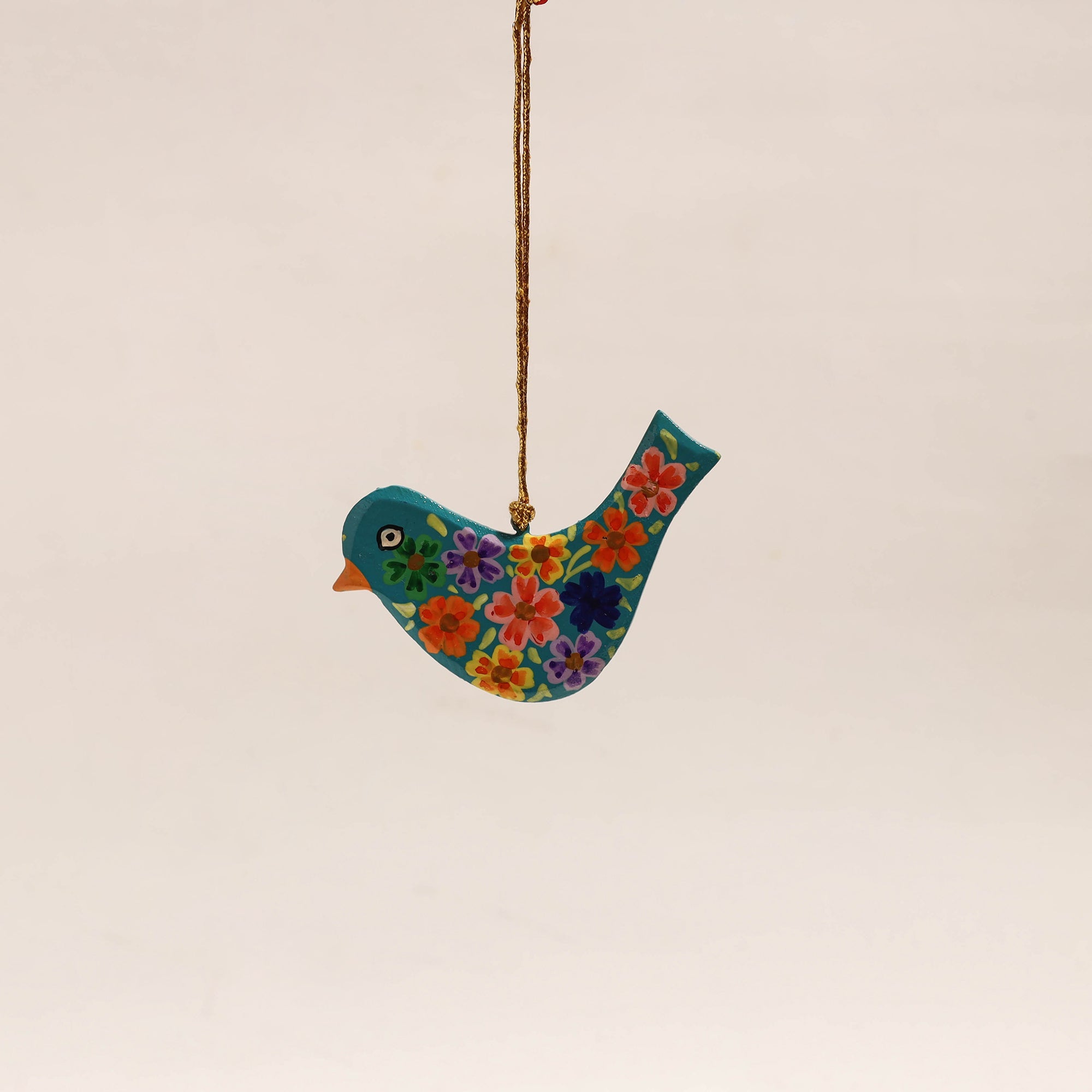 ZAHID HUSSAIN BHAT Bird - Kashmir Handpainted Christmas Decor Ornament - view 3