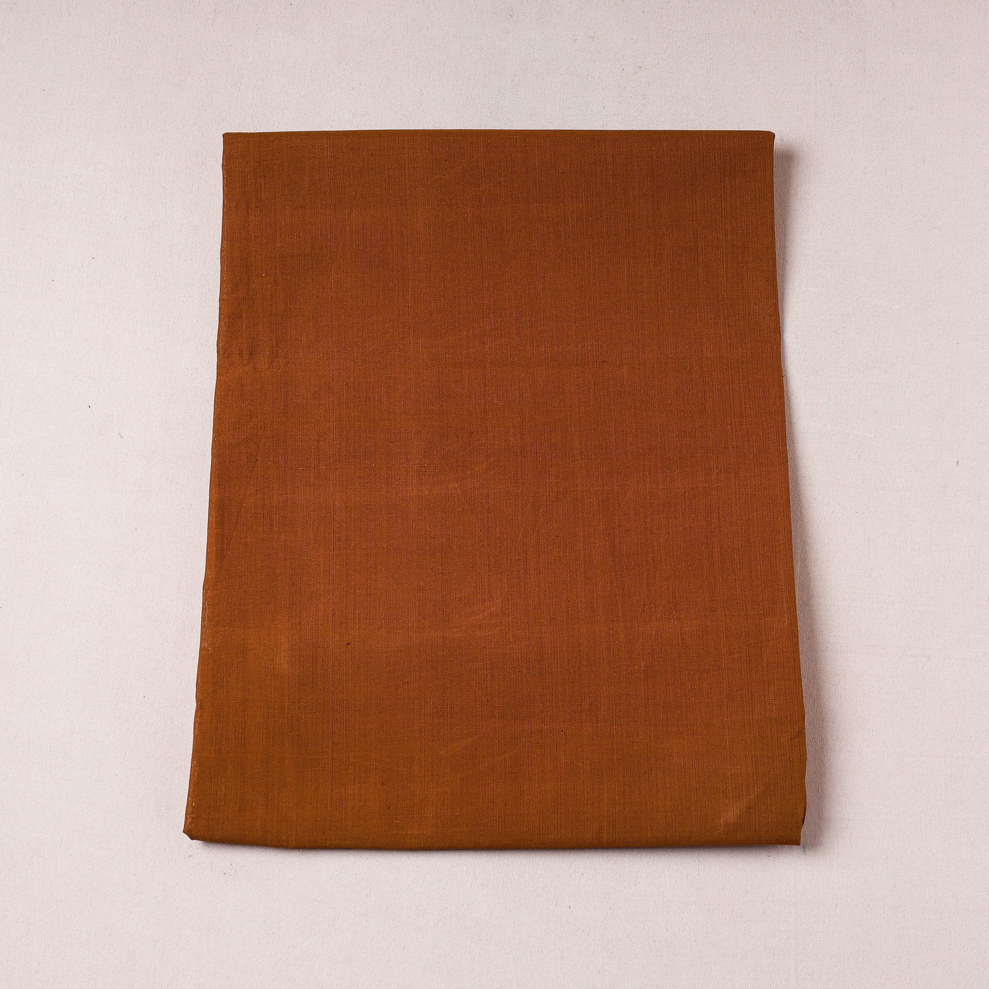 SOUTH KARGHA Brown - Mangalagiri Handloom Cotton Precut Fabric - (1 meter)