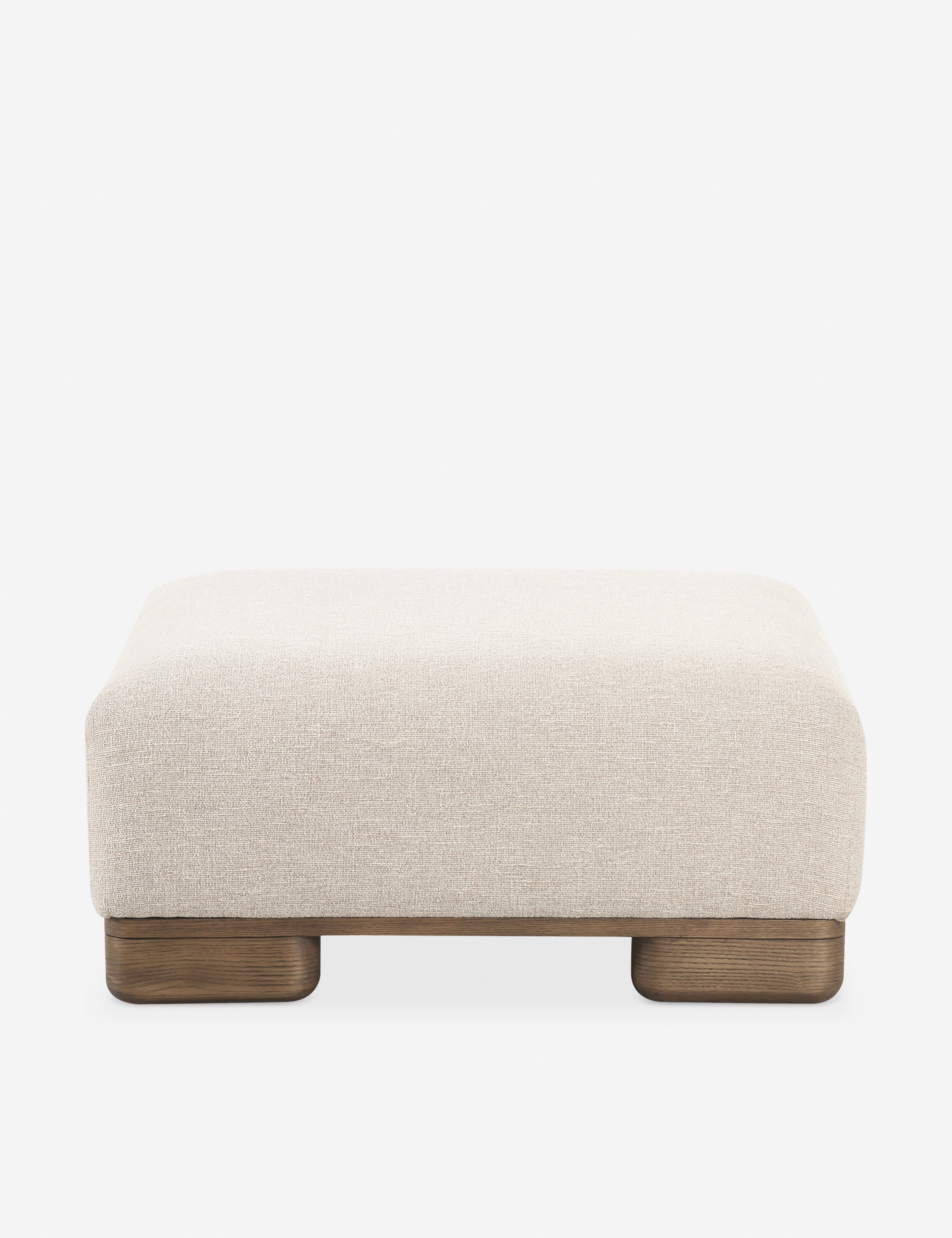 Lulu and Georgia Fairchild Square Ottoman – Natural