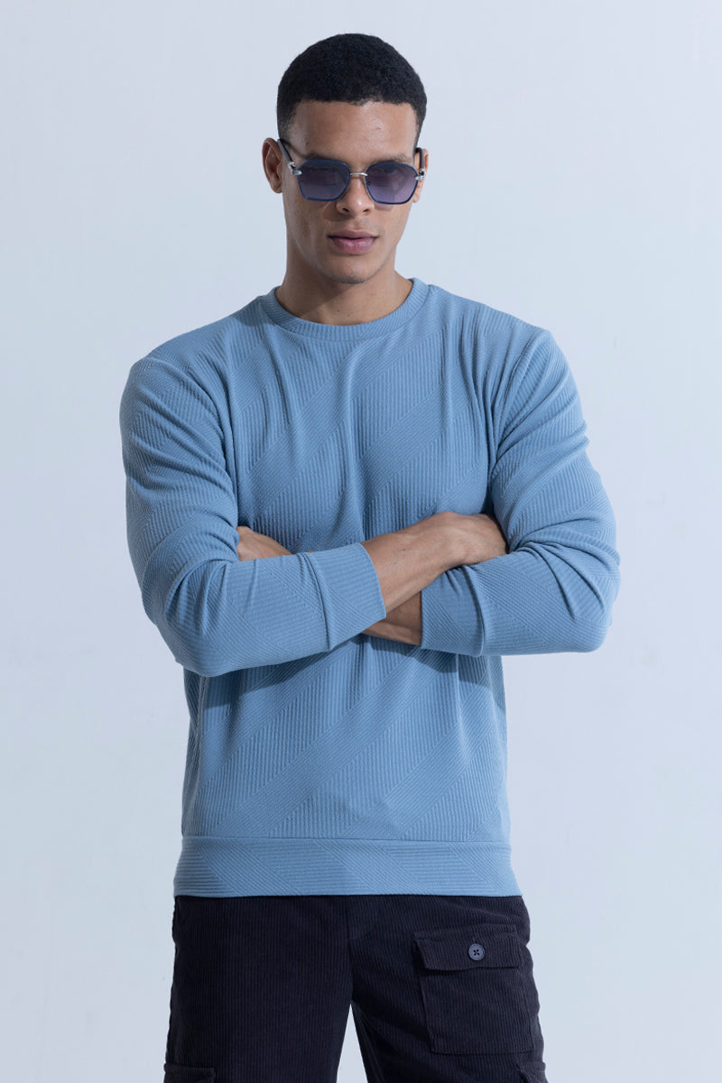 SNITCH Slasher Blue Sweatshirt