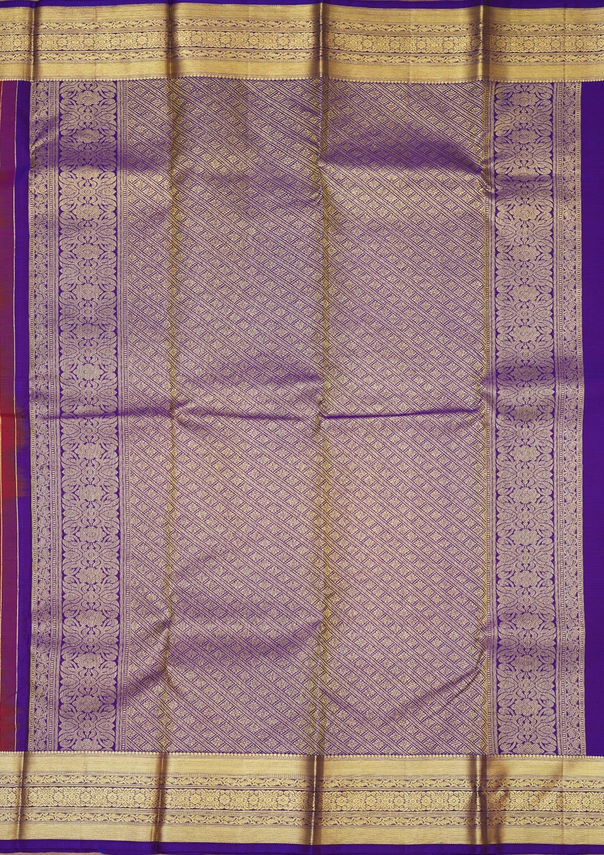 Koskii Maroon Zariwork Pure Silk Saree – Women's - view 5