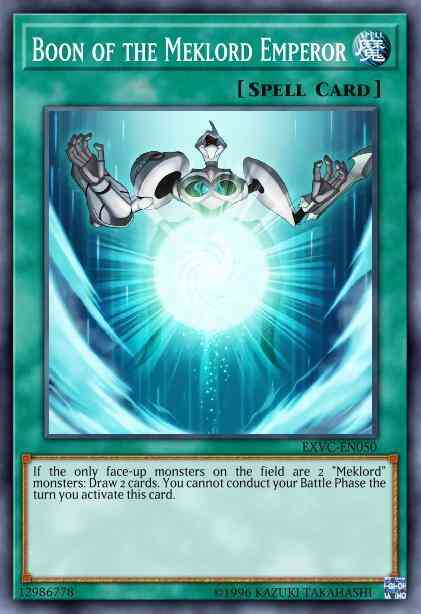 Yu-Gi-Oh! Boon of the Meklord Emperor - EXVC-EN050 - Common - Unlimited