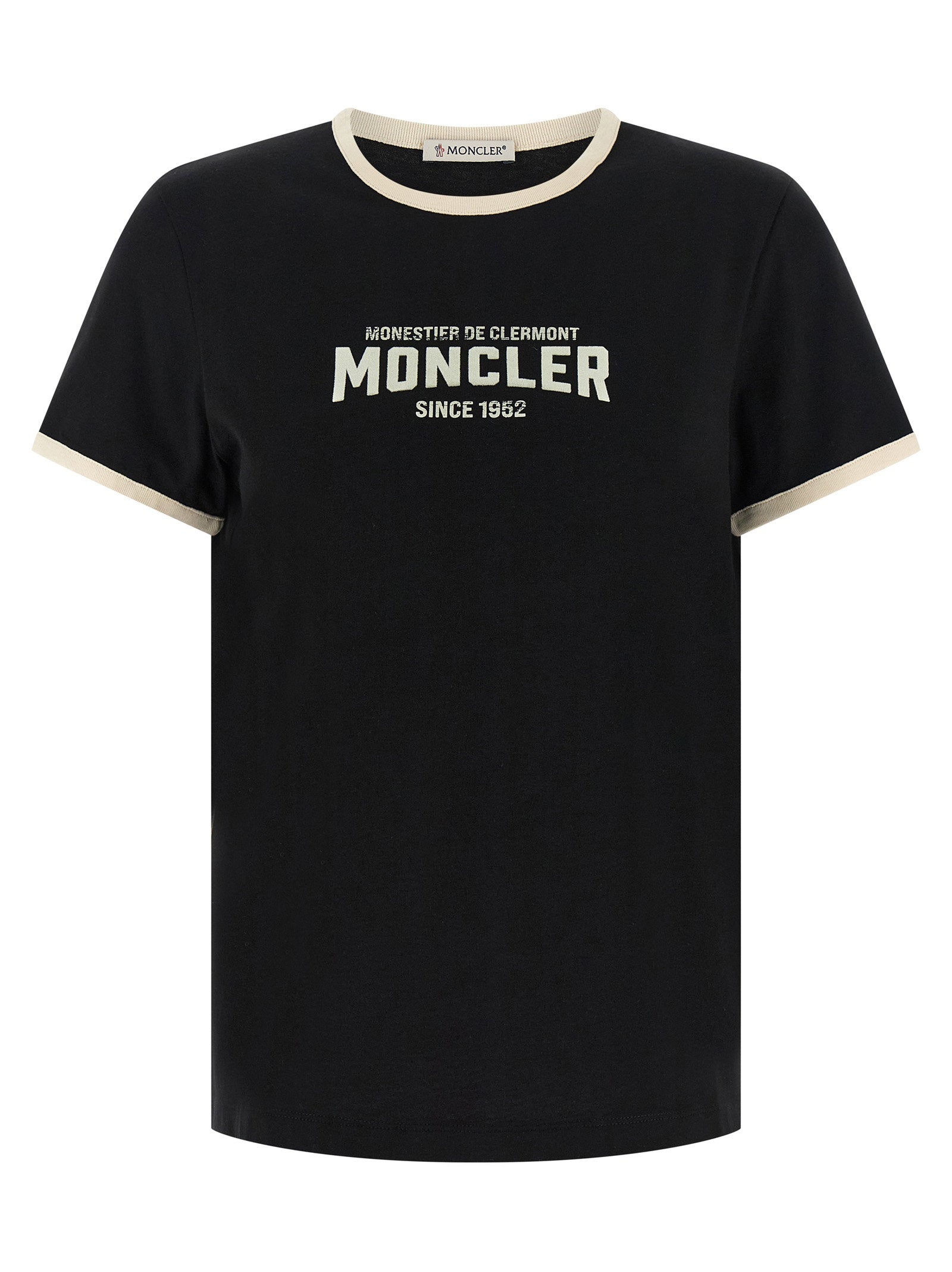 Moncler Flocked Logo T-shirt – 100% cotton