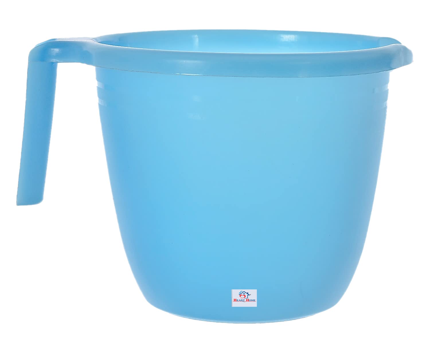 Heart Home Plastic Bathroom Mug 1 Litre- Pack of 6 (Sky Blue)-46HH0211 - view 4