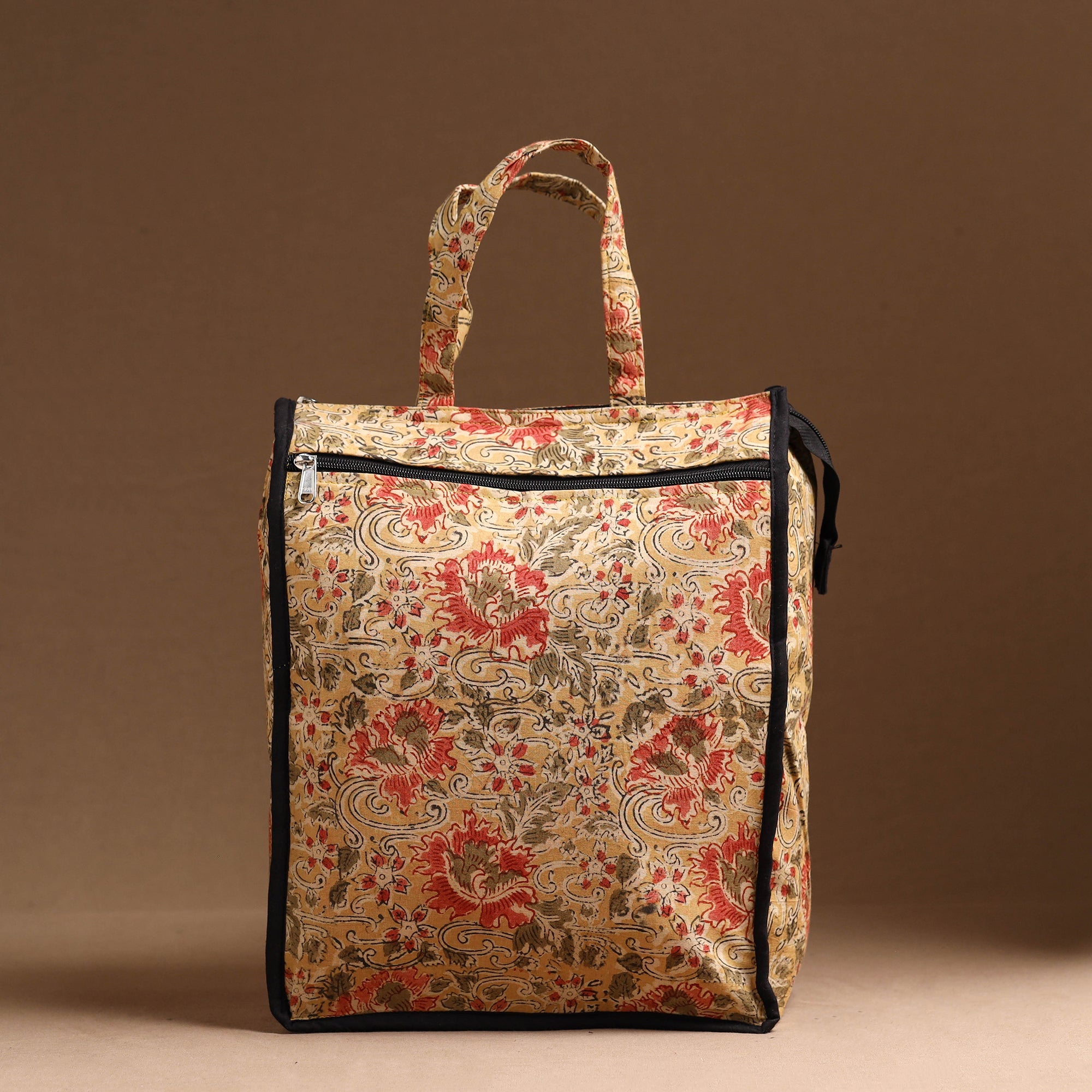 NOORI BAZAR Beige - Handcrafted Cotton Shopping Bag 12
