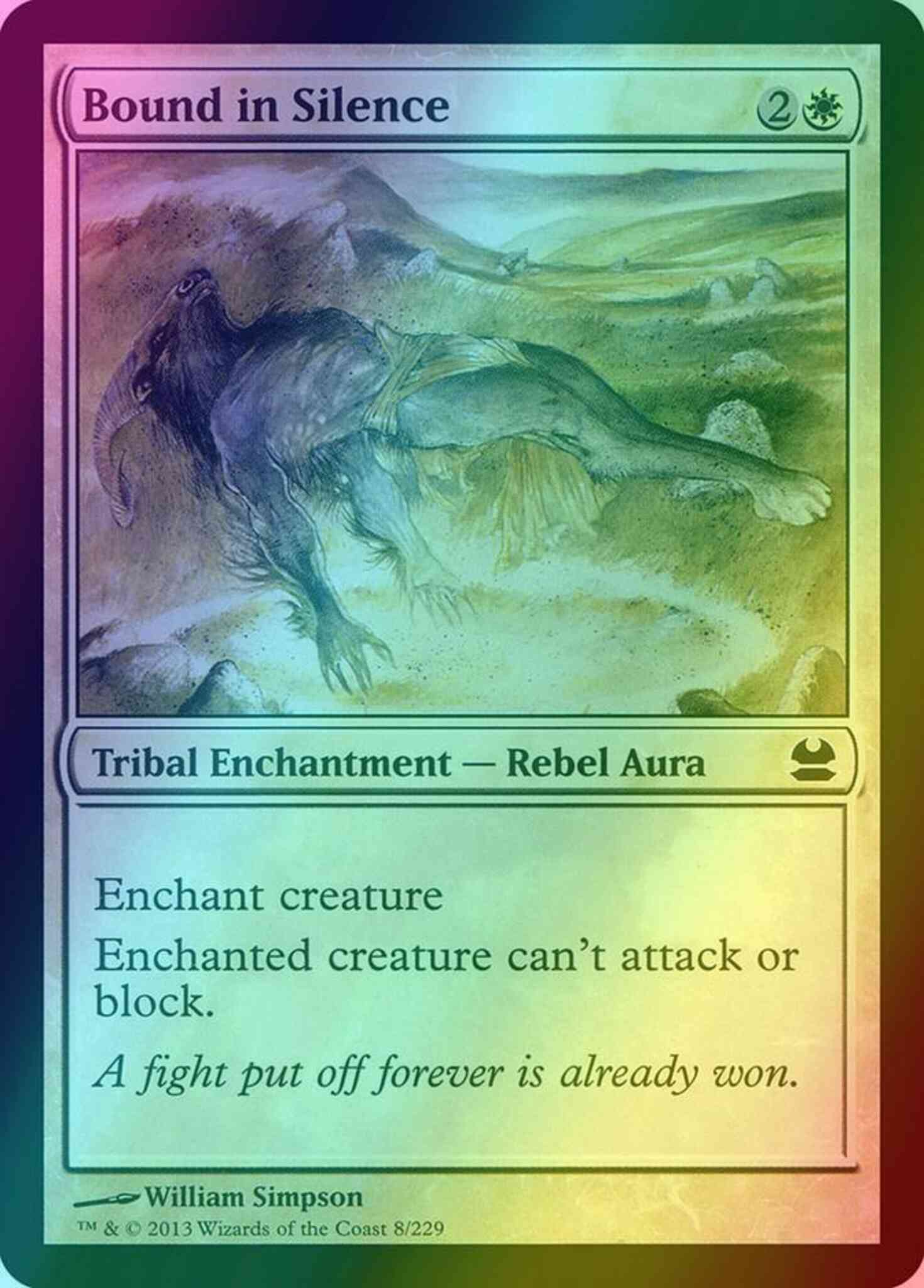 Magic Bound in Silence [8] [Modern Masters] [Foil]