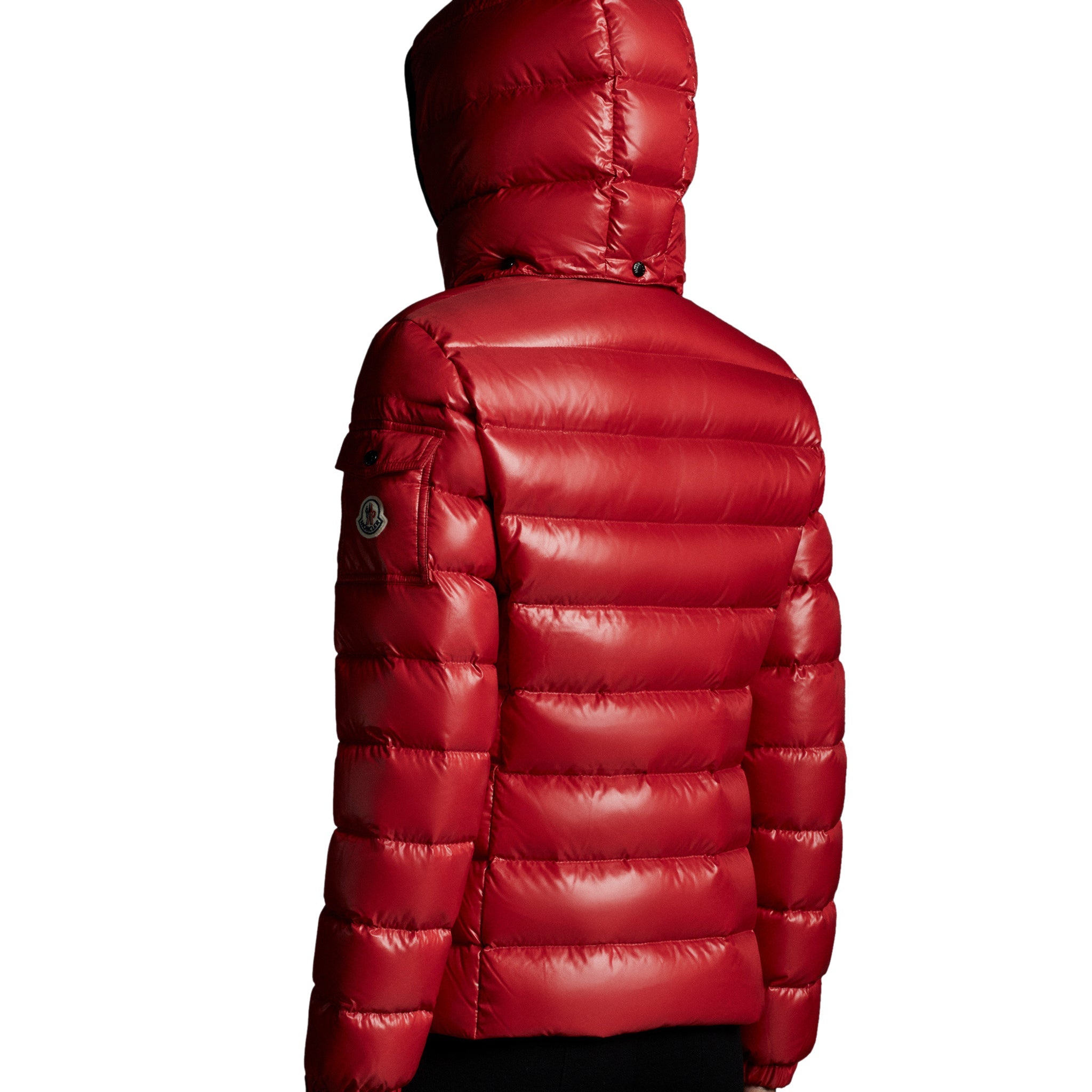 Moncler Bady Short Down Jacket Red - view 2