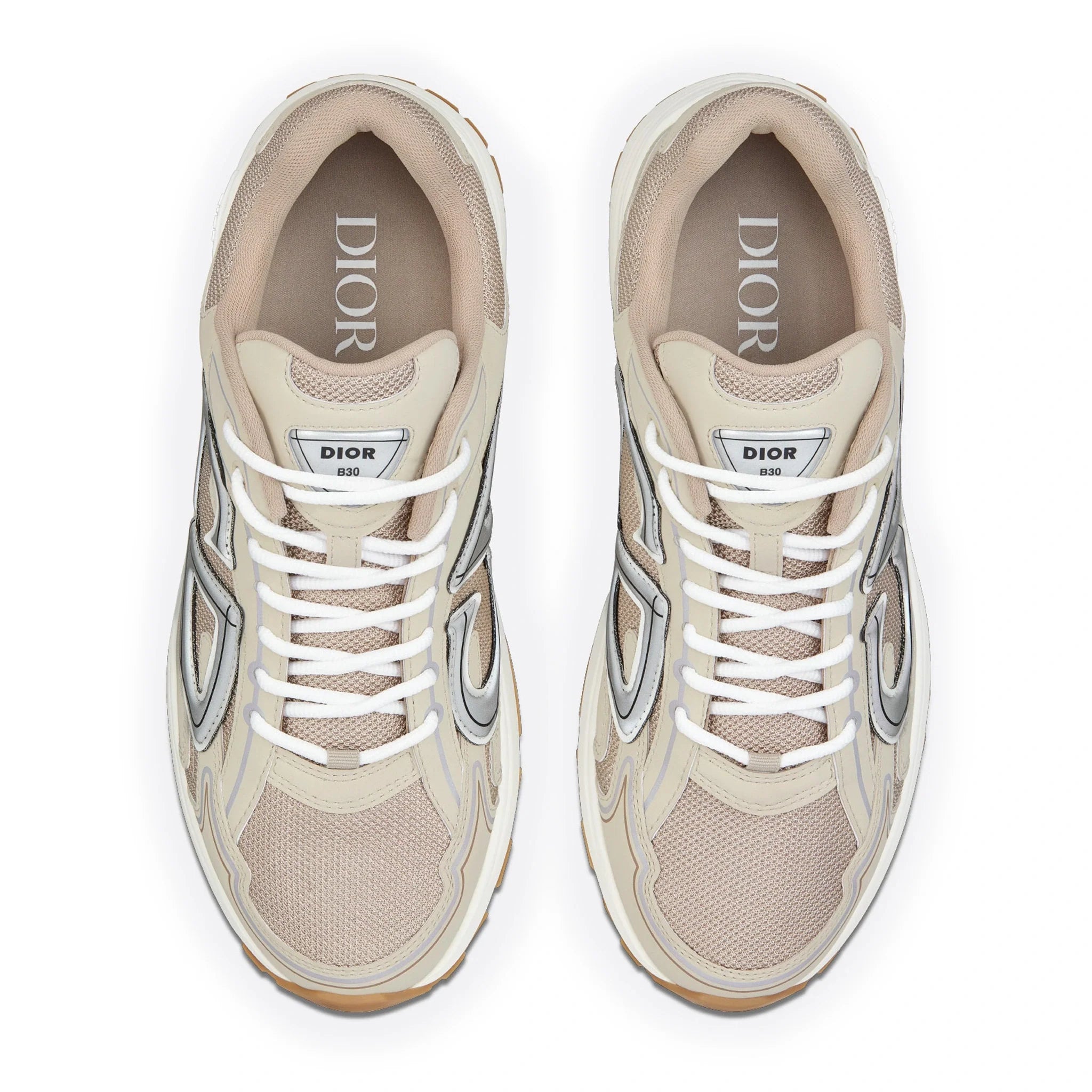 Dior B30 Mesh Cream Trainer – Beige - view 3