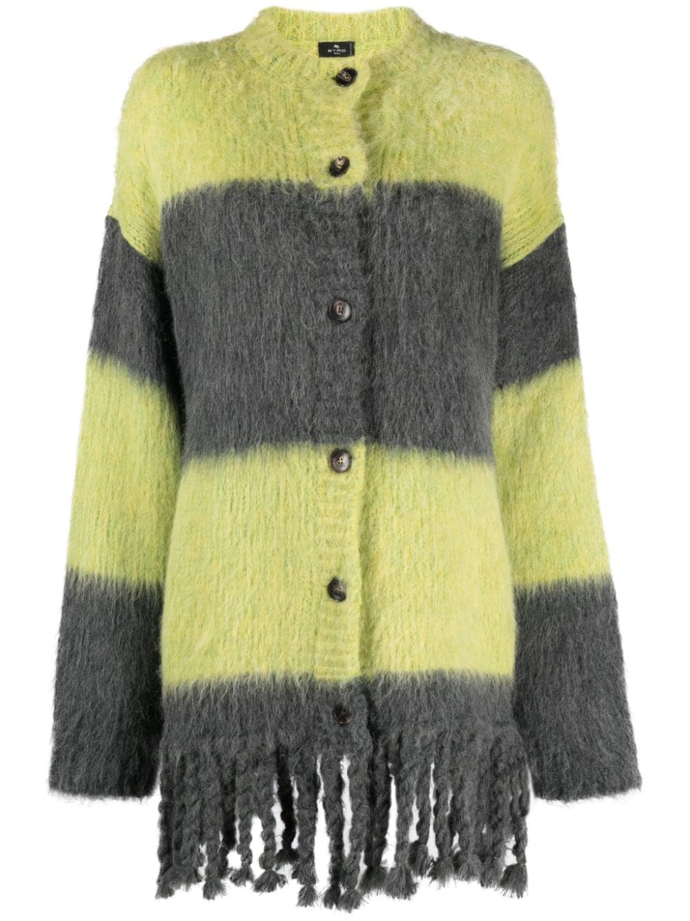 Etro Long striped cardigan
