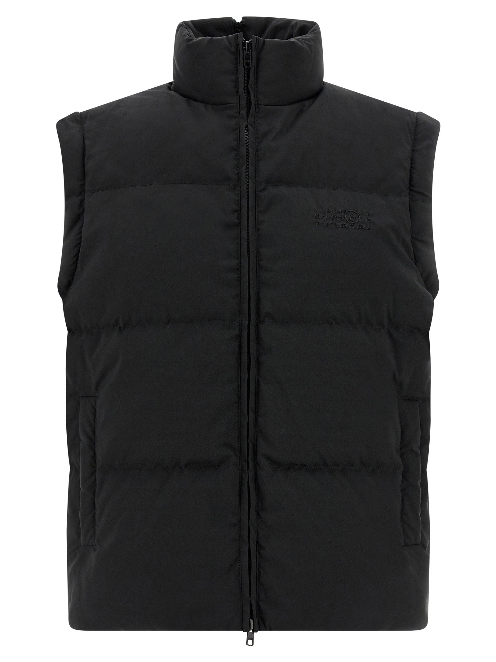 Mm6 Maison Margiela Numeric Signature Mm6 Embroidery Down Jacket - view 2