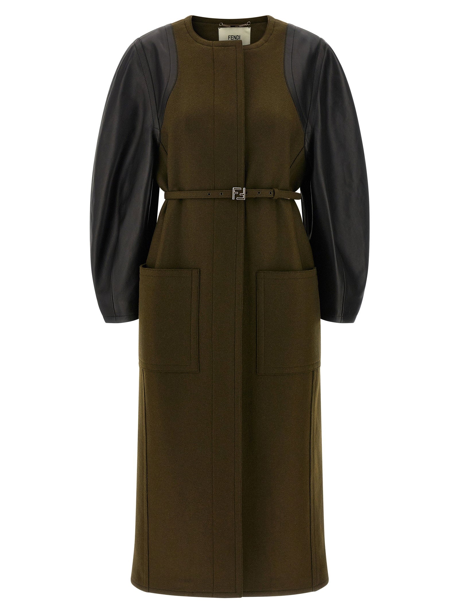 Fendi Wool Felt Coat – 100% viscose