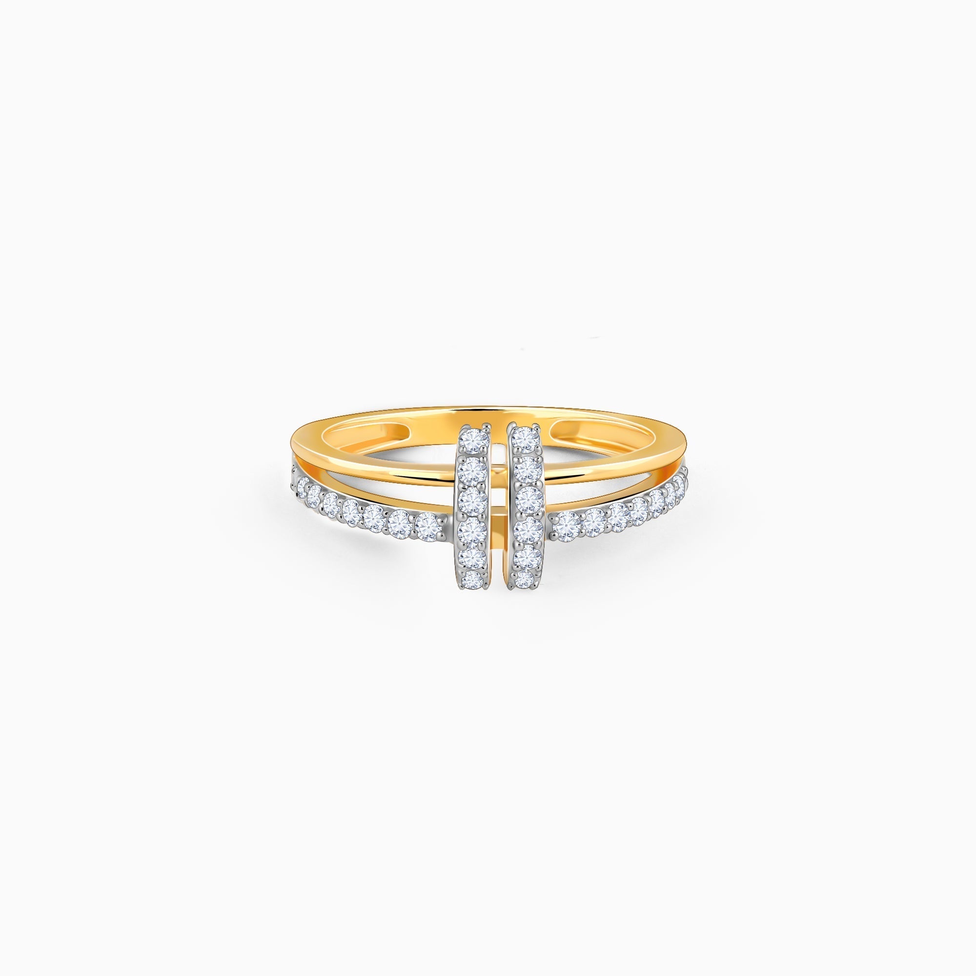 GIVA Jewellery Gold Graciella Ring