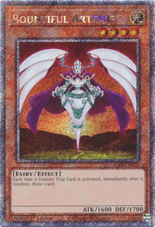 Yu-Gi-Oh! Bountiful Artemis - RA04-EN130 - Platinum Secret Rare - 1st Edition