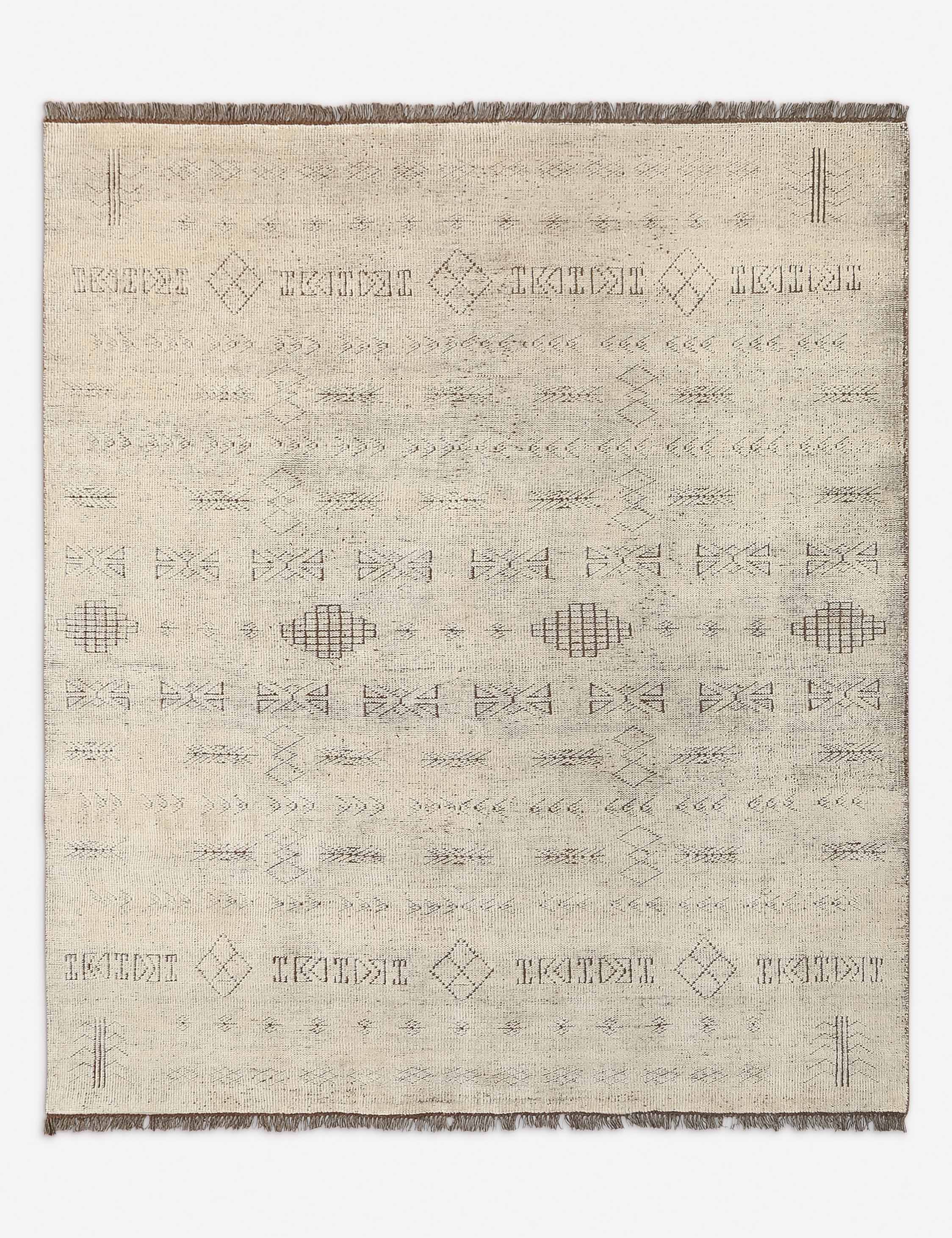 Lulu and Georgia Belgian Hand-Knotted Wool Rug by Button Atelier x Co.House Designs