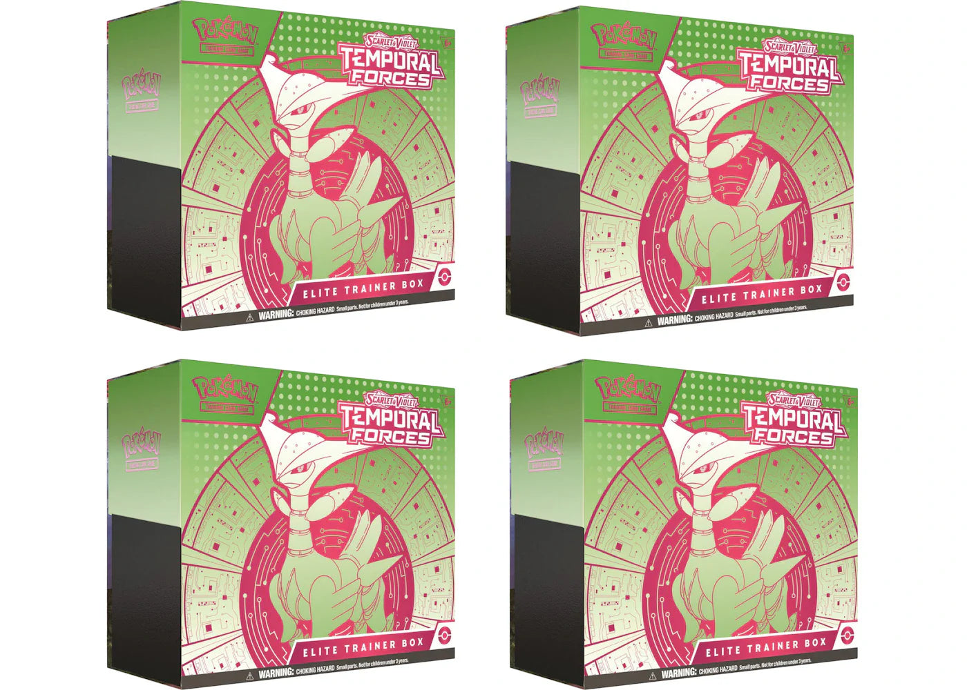Scarlet violet temporal – 2024 Pokémon Scarlet & Violet Temporal Forces (Iron Leaves) Elite Trainer Box 4x Lot