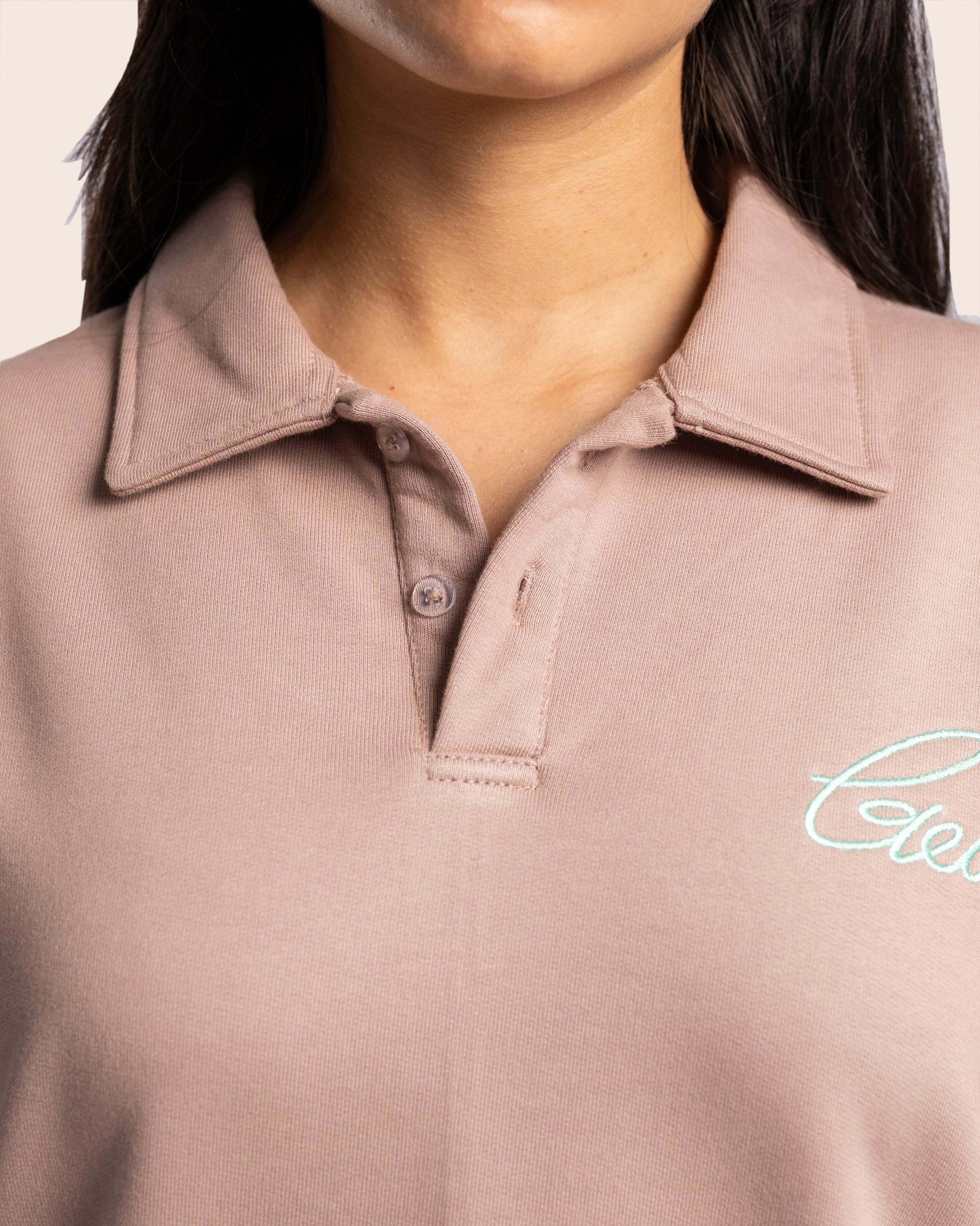 MNST GEAR Collared Polo In Jaipur – Pink - view 2