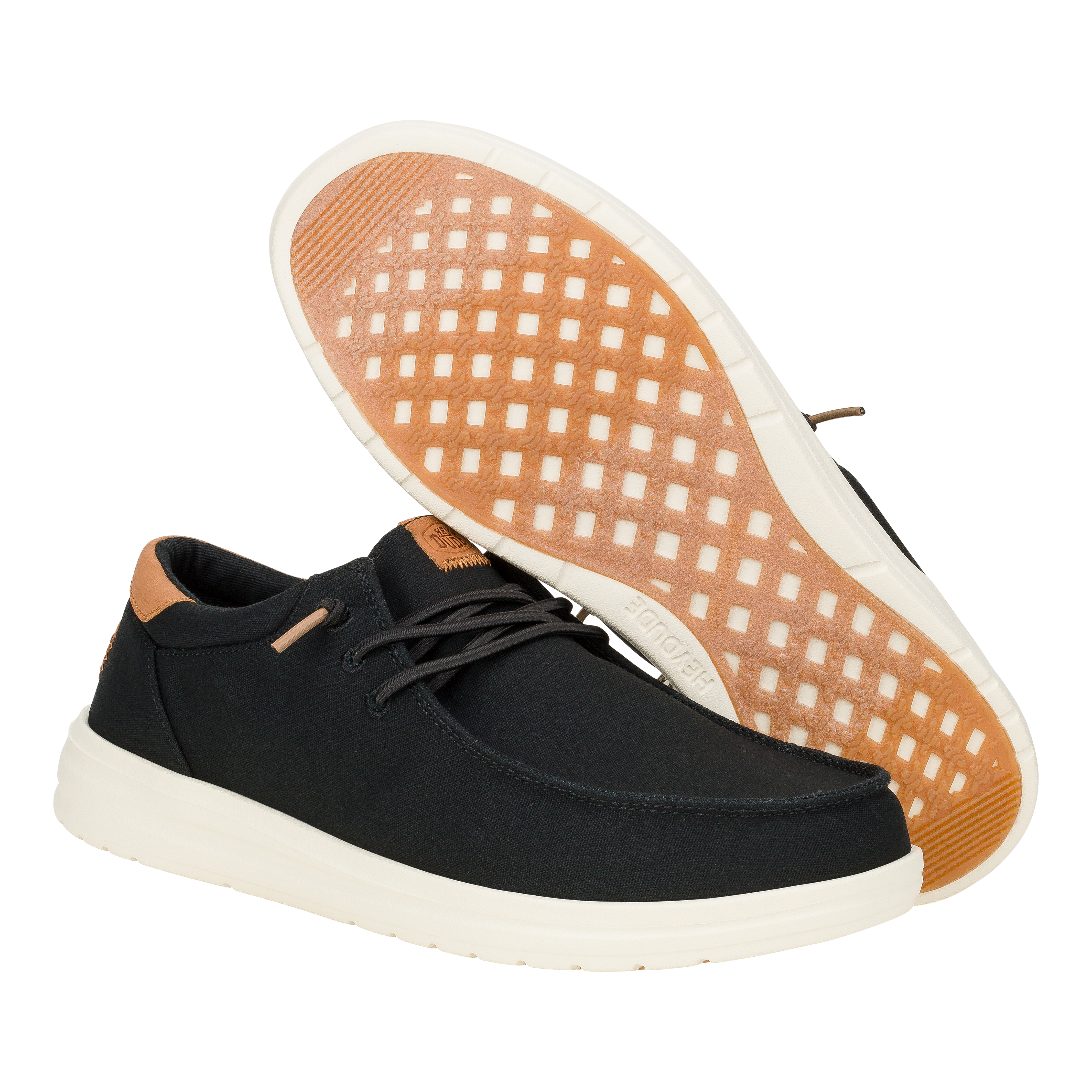 HEYDUDE shoes Paul Canvas - Black – Men's - view 3