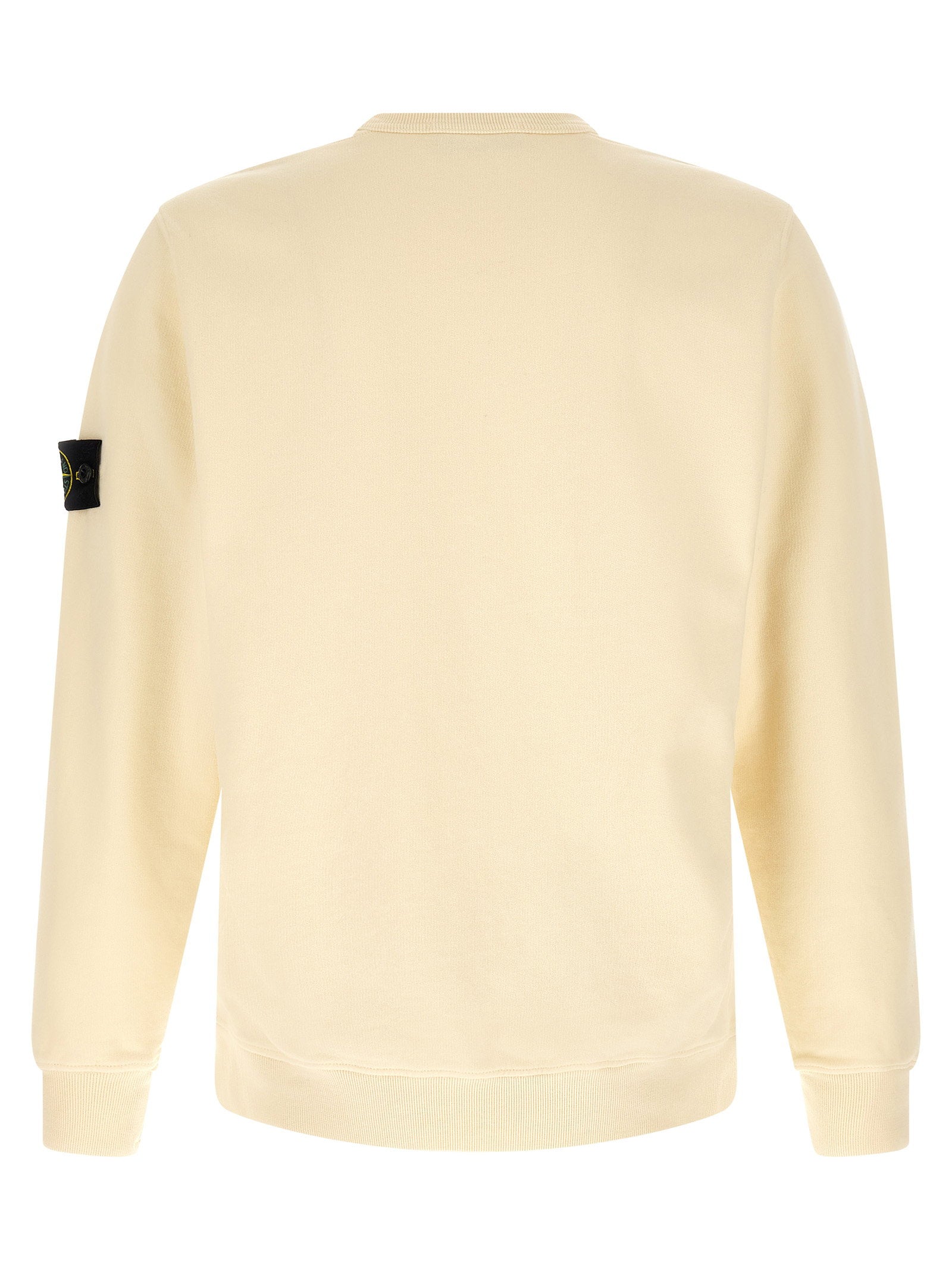 Badge Stone Island Sweatshirt – 98% cotton, 2% elastane - view 2