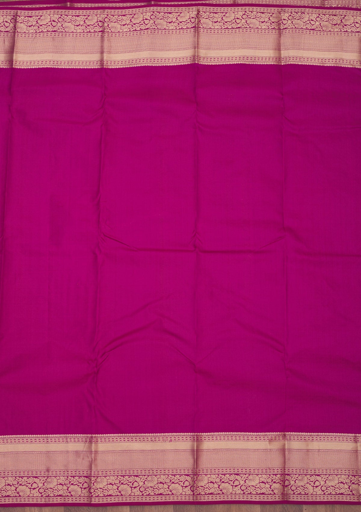 Koskii Wine Zariwork Pure Silk Saree – Women's - view 7