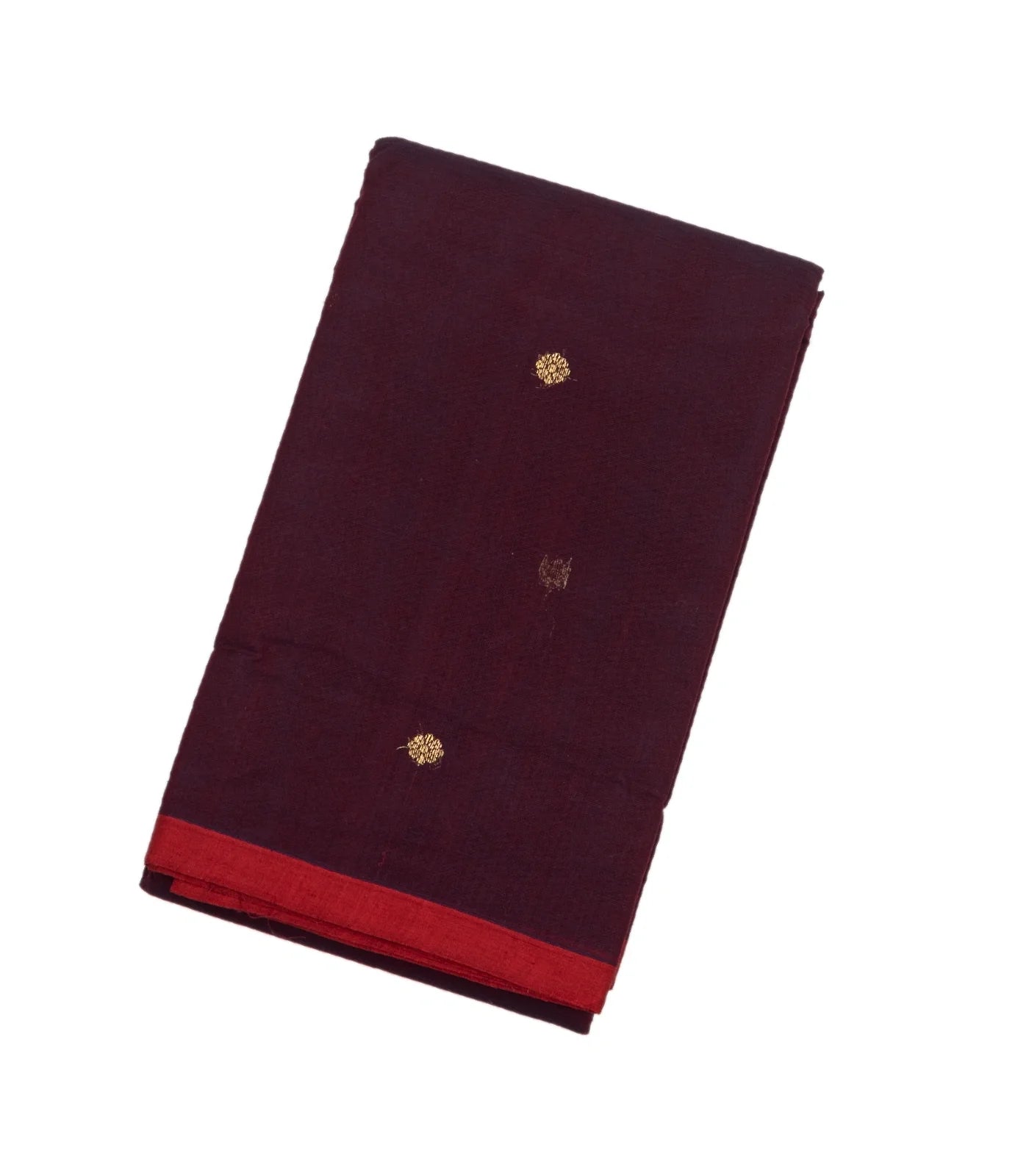 RmKV Magenta Handloom Kanchi Cotton Saree With Kamalam Buttas