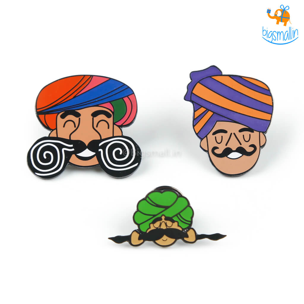 Bigsmall_piu Mooch Lapel Pin - Set Of 3 - view 7