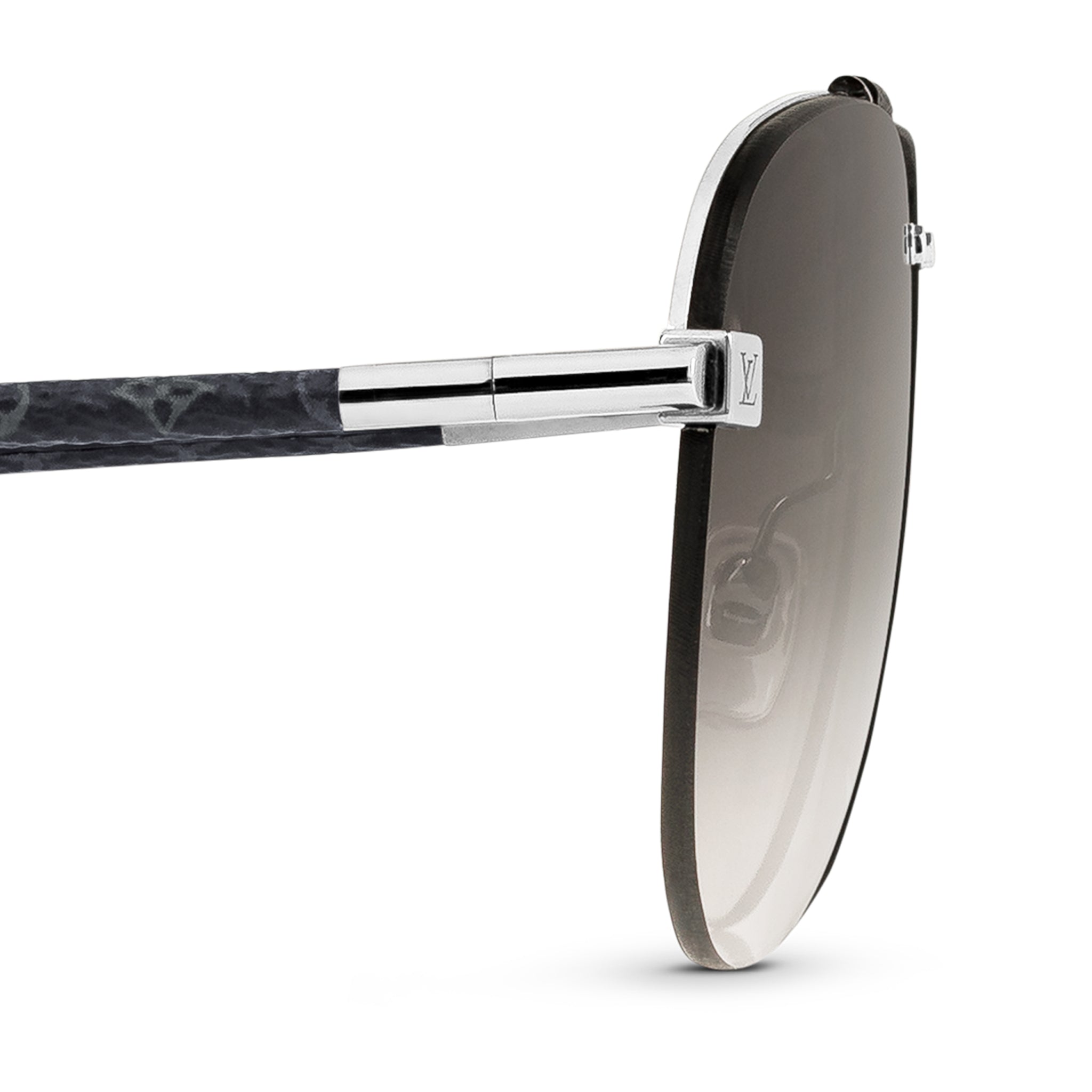 Louis Vuitton Clockwise Canvas Grey Sunglasses - view 6