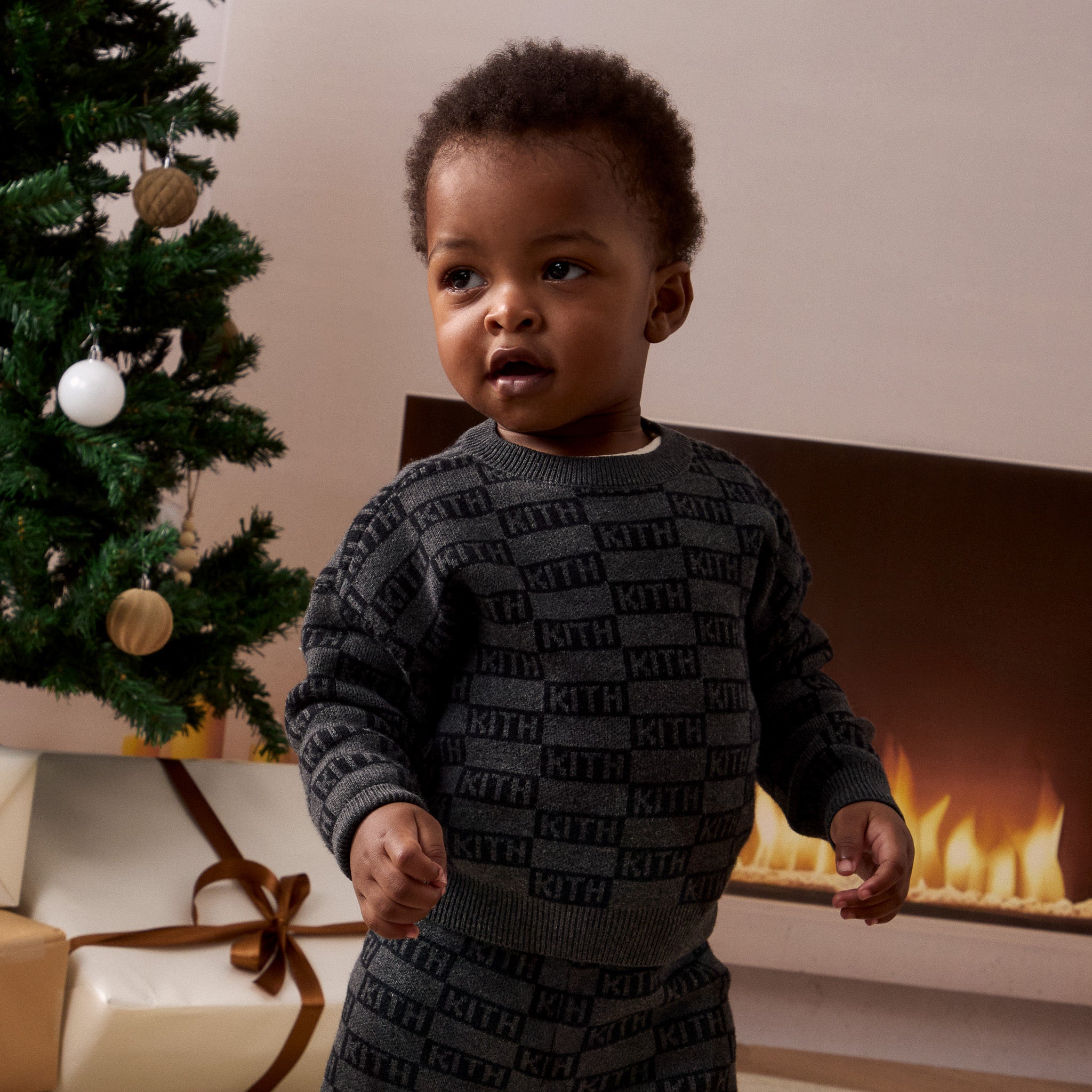Kith Baby Monogram Crewneck - Black - view 2