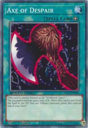 Yu-Gi-Oh! Axe of Despair - SGX3-ENE16 - Common - 1st Edition